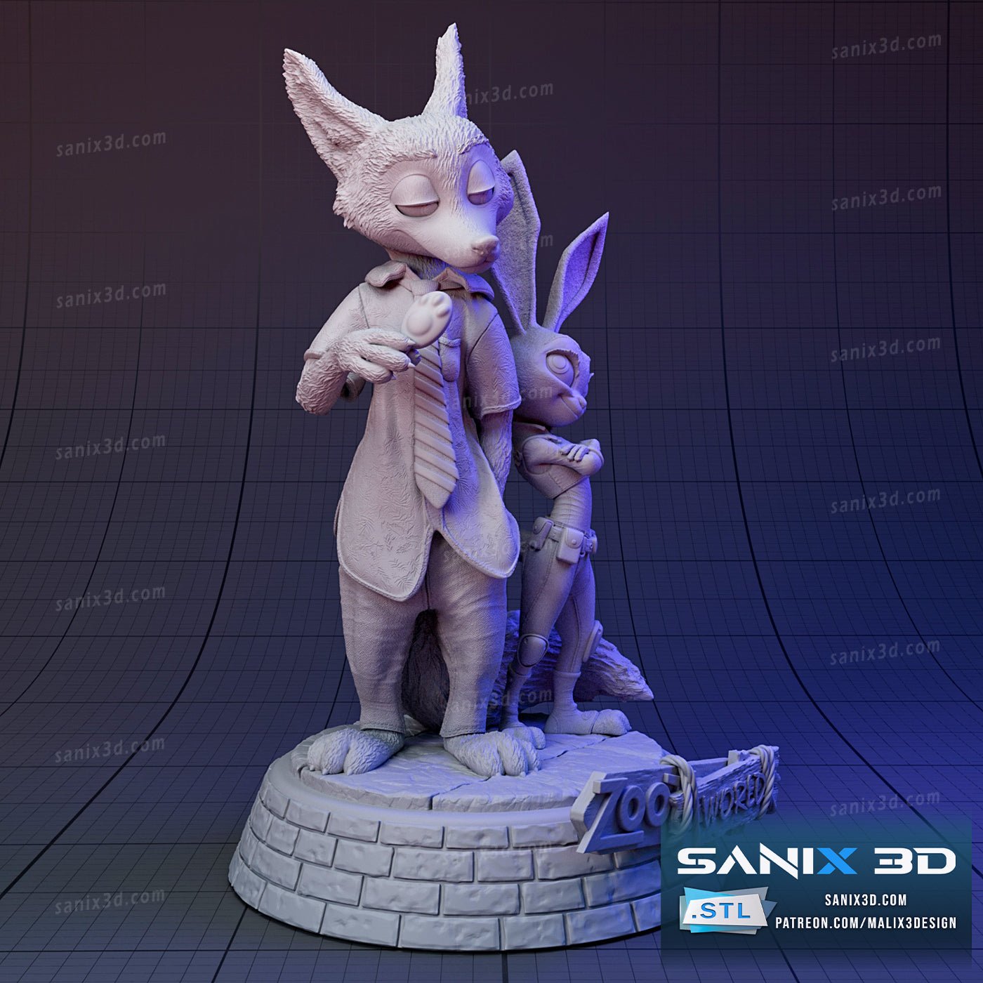 Zootopia - Sanix3D - Dark Forge Arts
