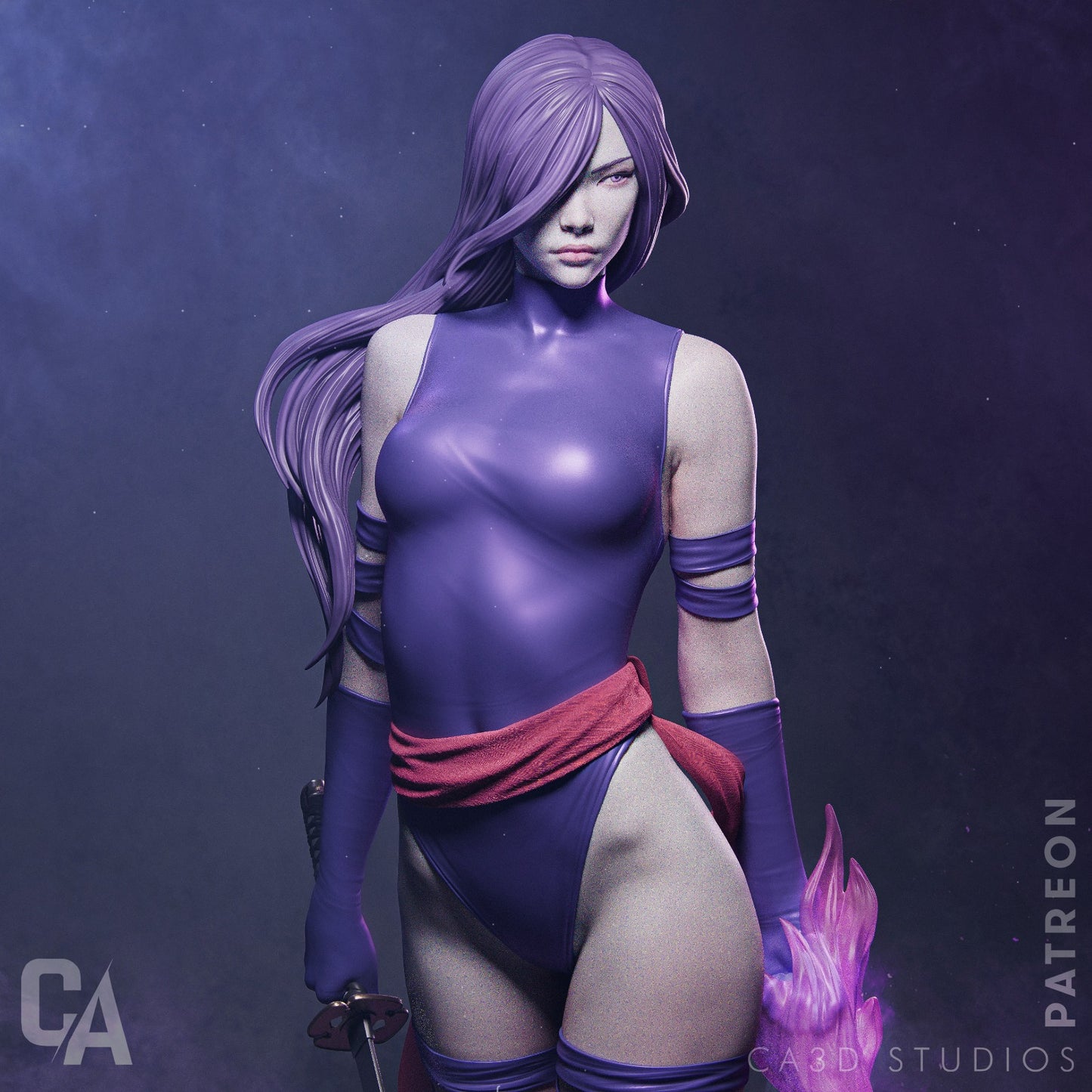 Psylocke - CA 3D Studios
