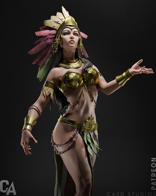 Aztec Godess - CA 3D Studios