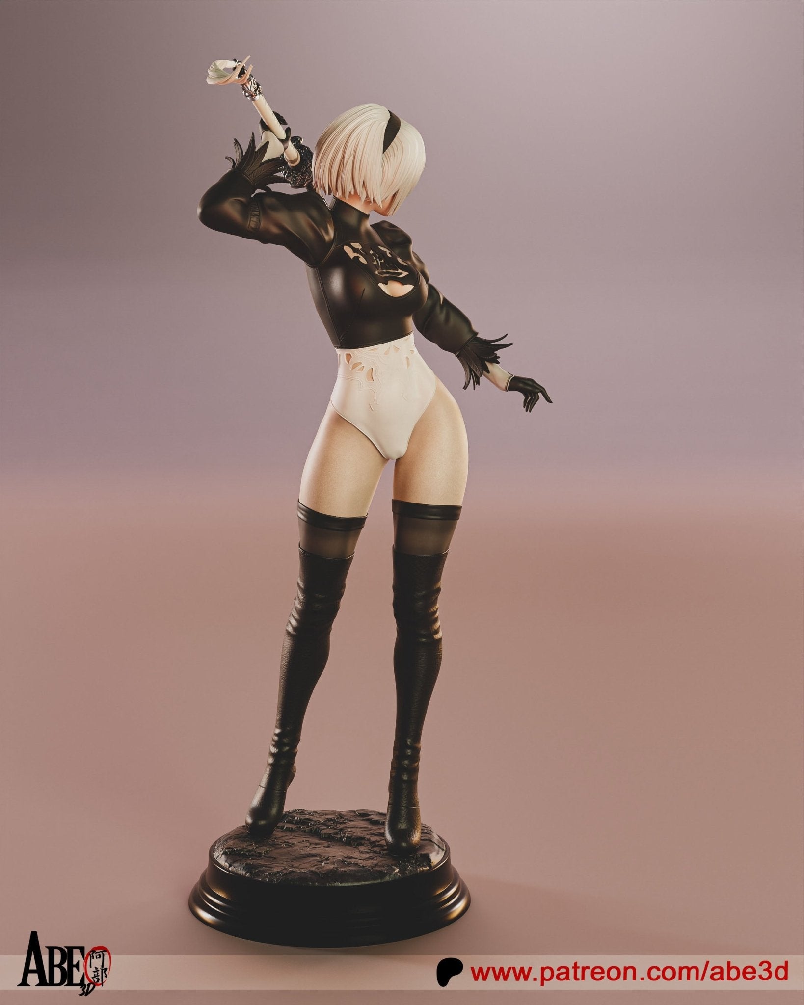 2B Yorha - Abe3D - Dark Forge Arts