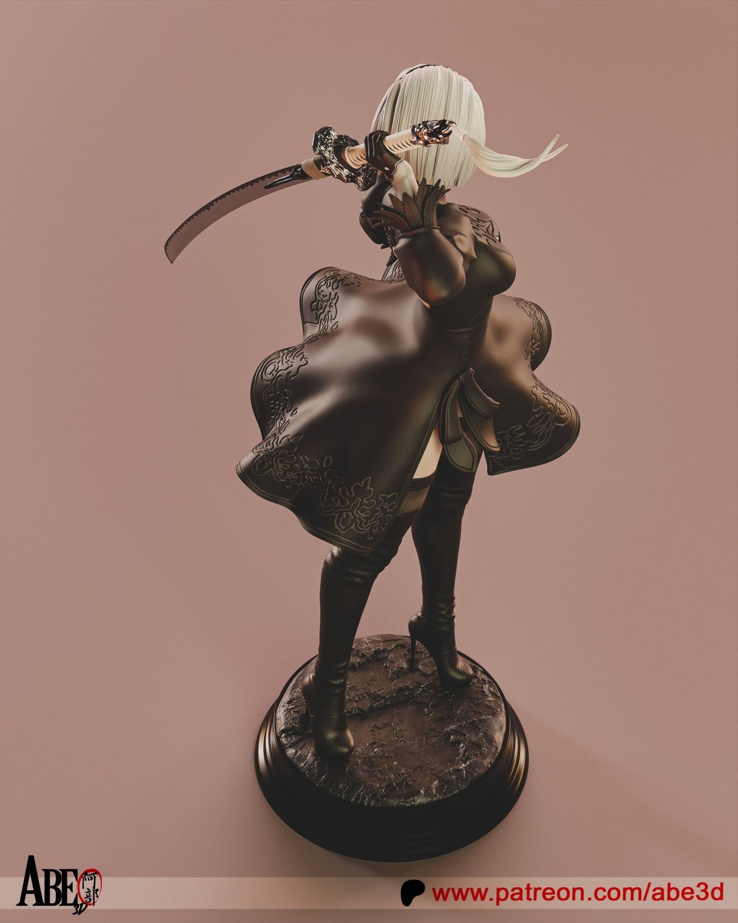 2B Yorha - Abe3D - Dark Forge Arts