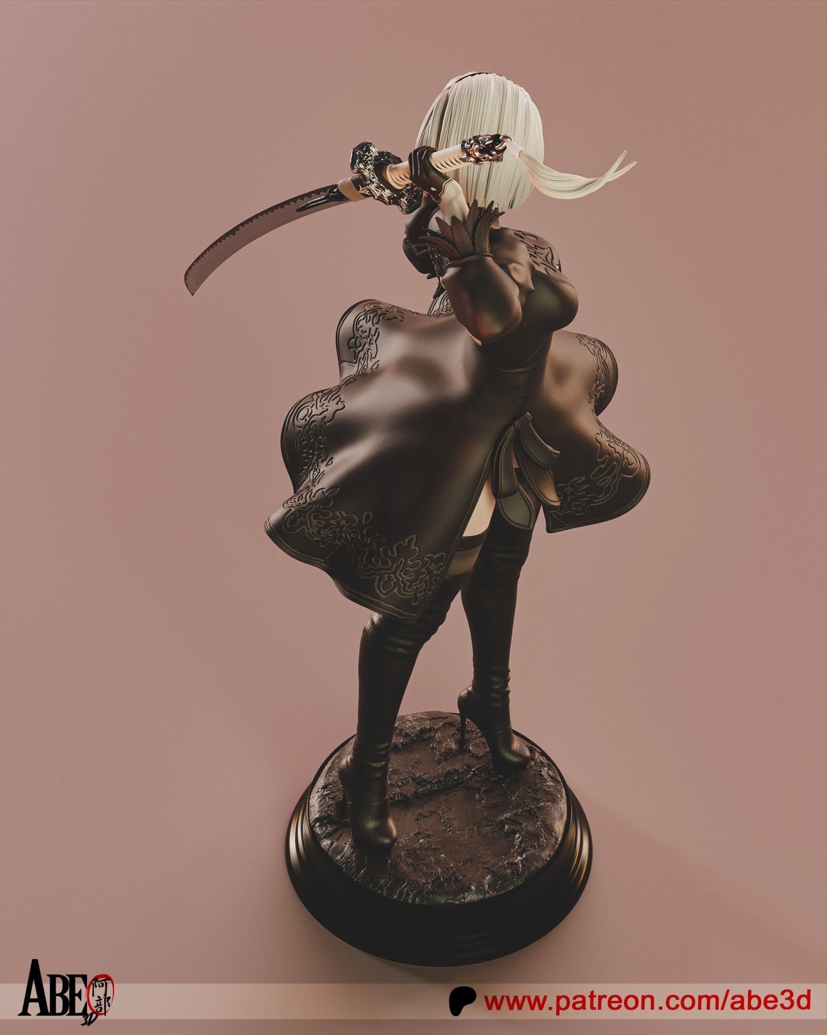 2B Yorha - Abe3D - Dark Forge Arts