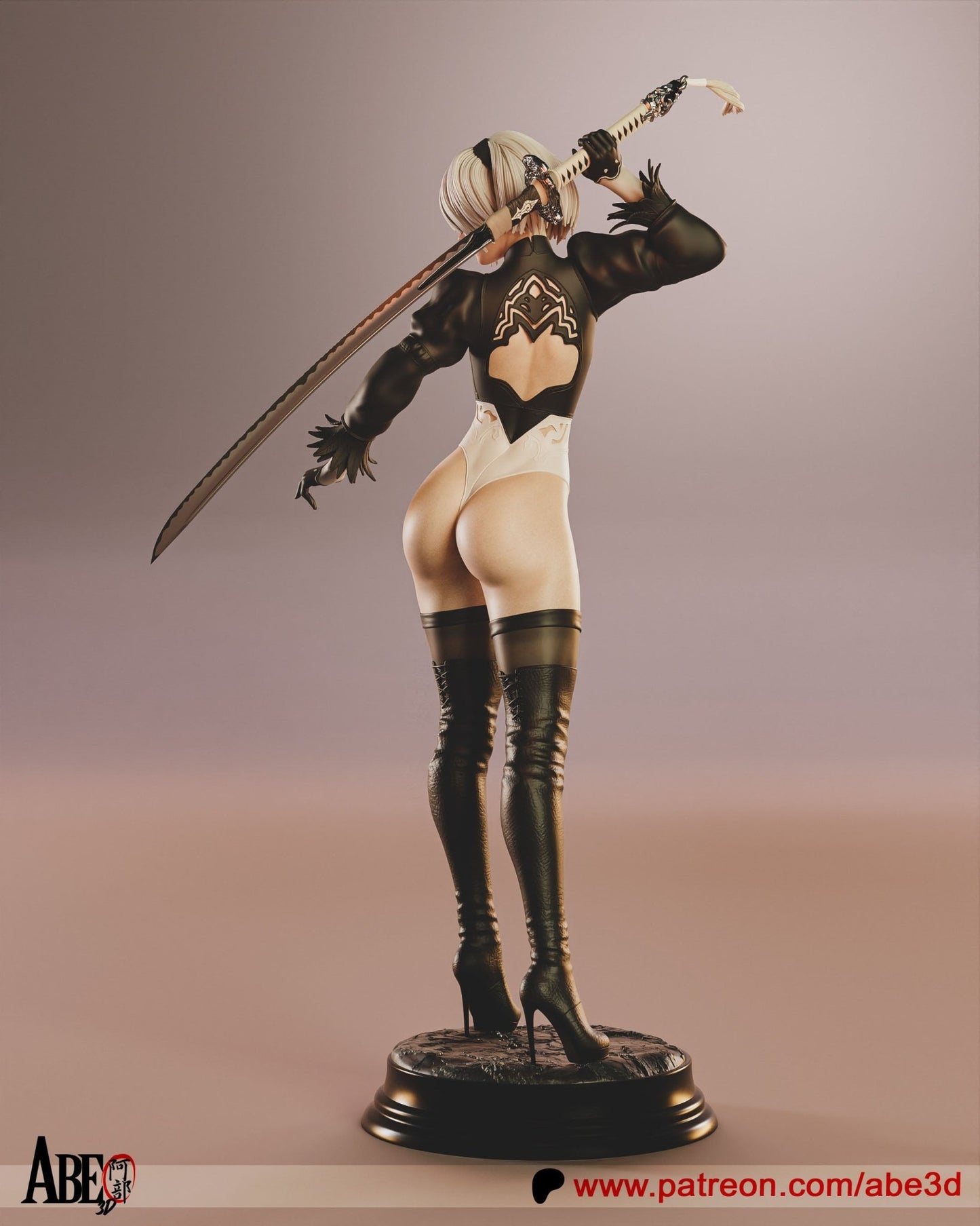 2B Yorha - Abe3D - Dark Forge Arts