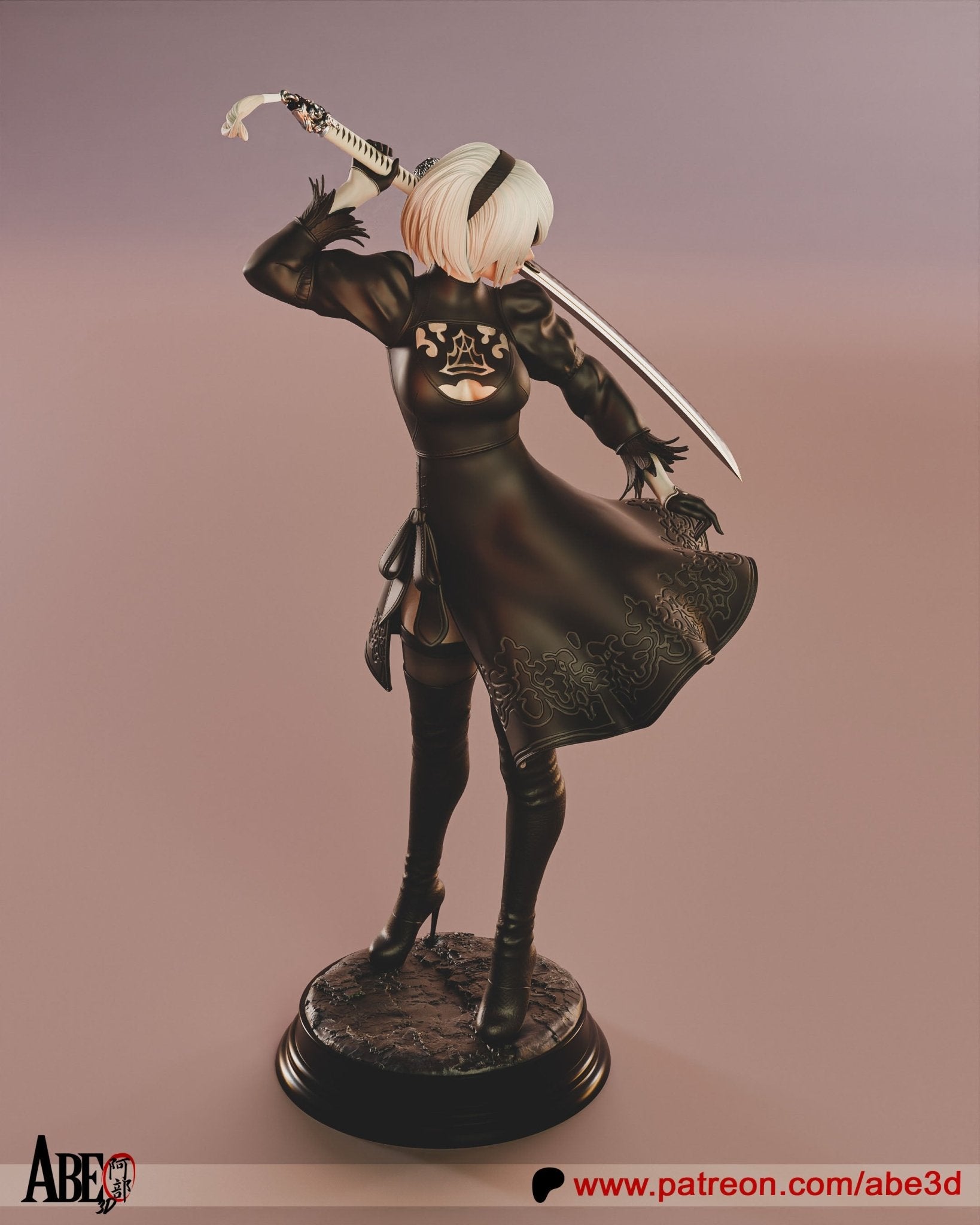 2B Yorha - Abe3D - Dark Forge Arts