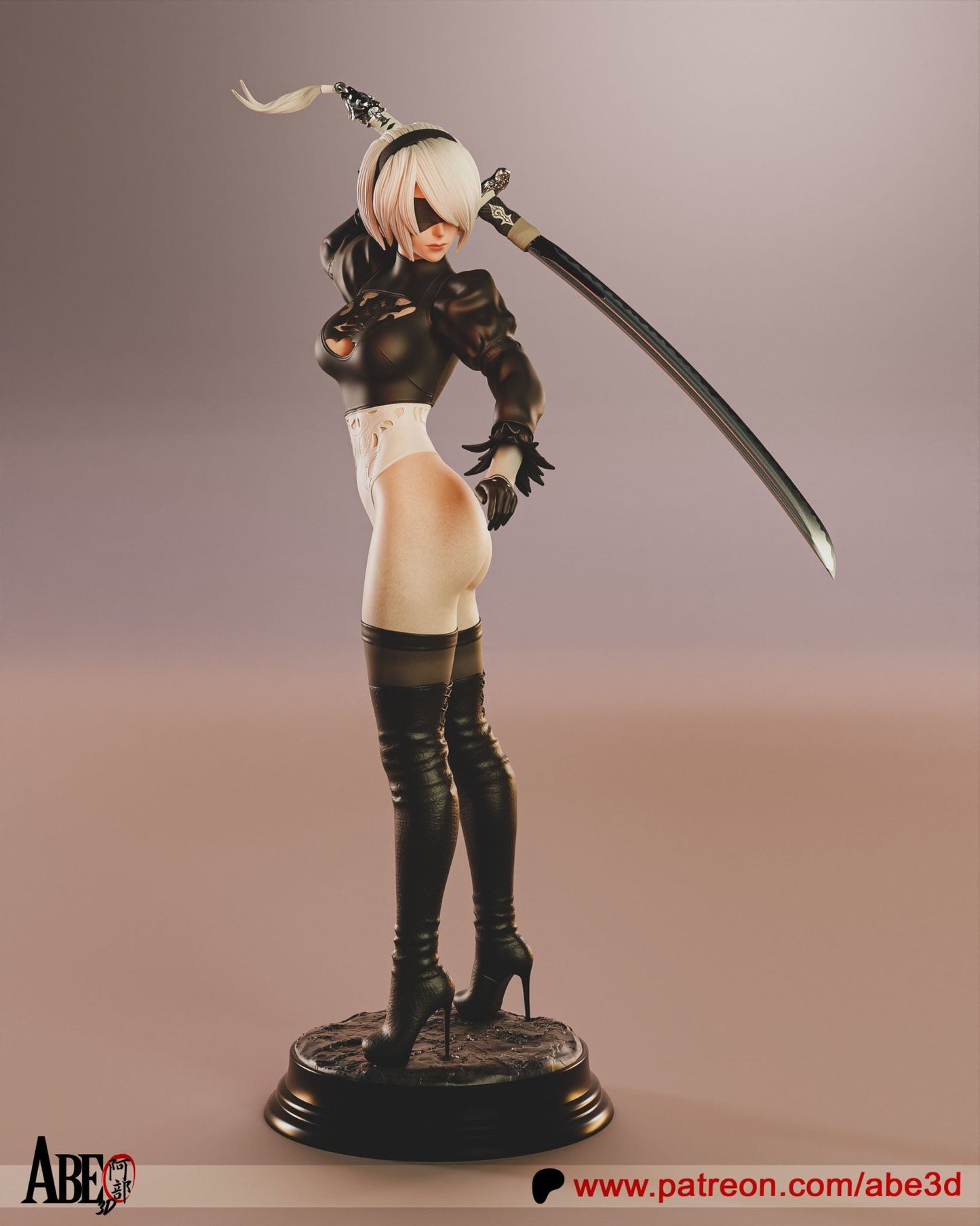 2B Yorha - Abe3D - Dark Forge Arts