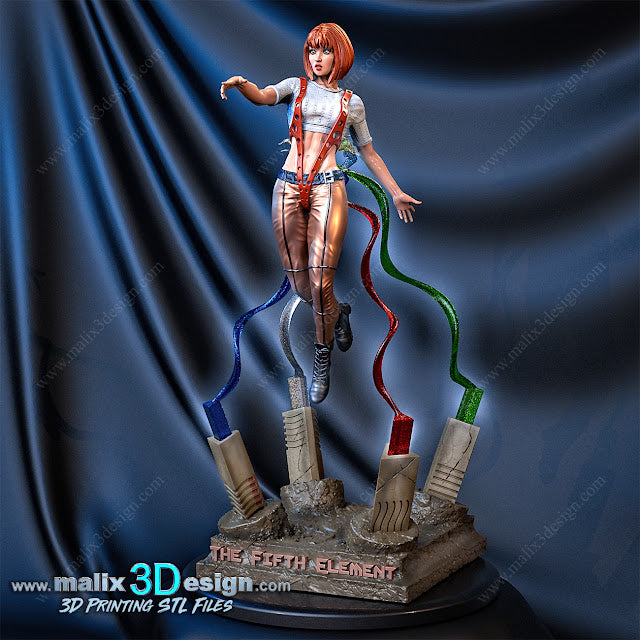 Estatua y miniatura de pin-up