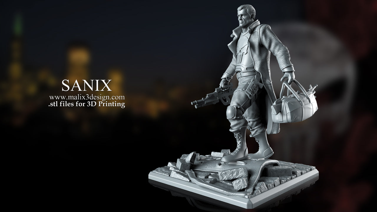 Estatua y miniatura de pin-up