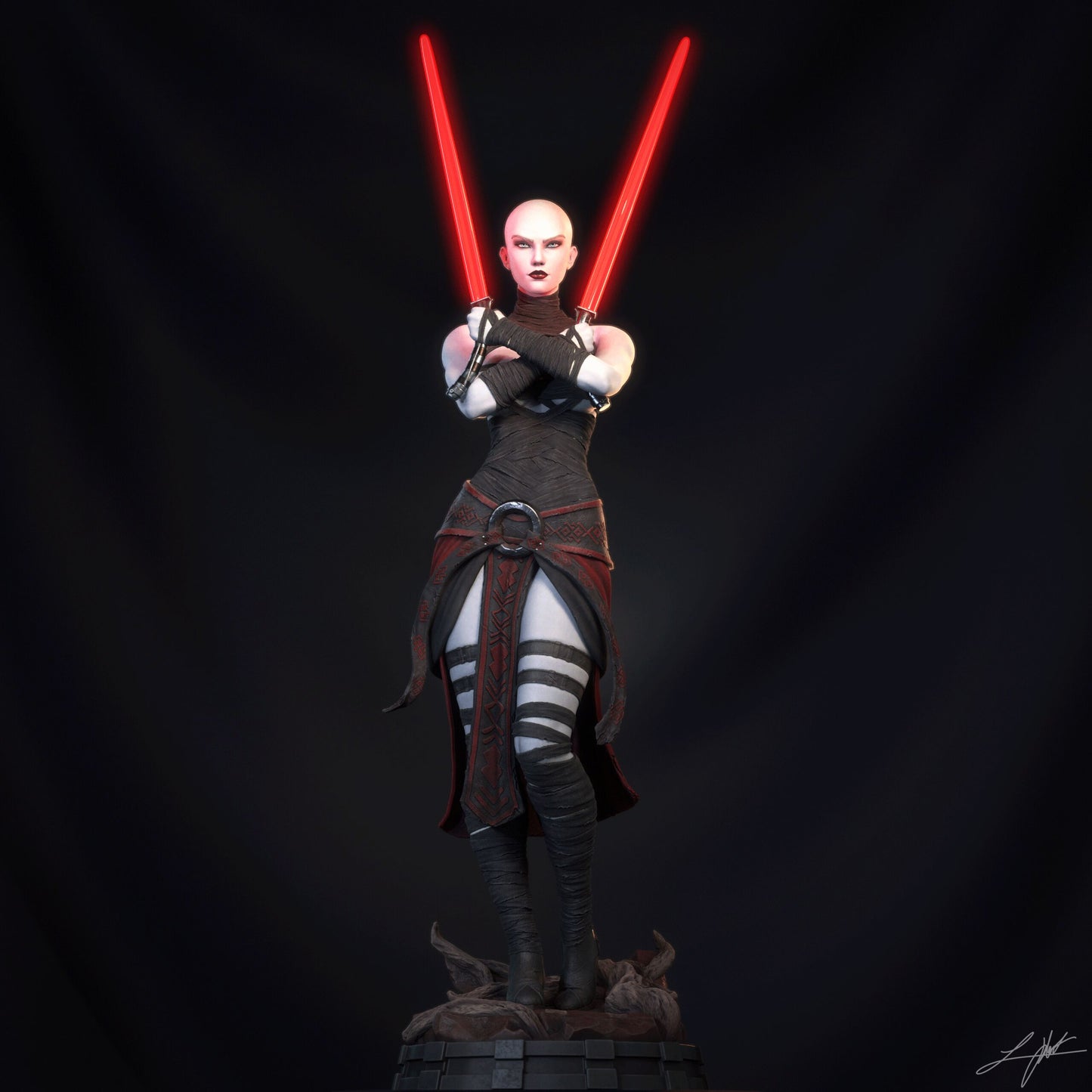 Asajj Ventress - Abe3D