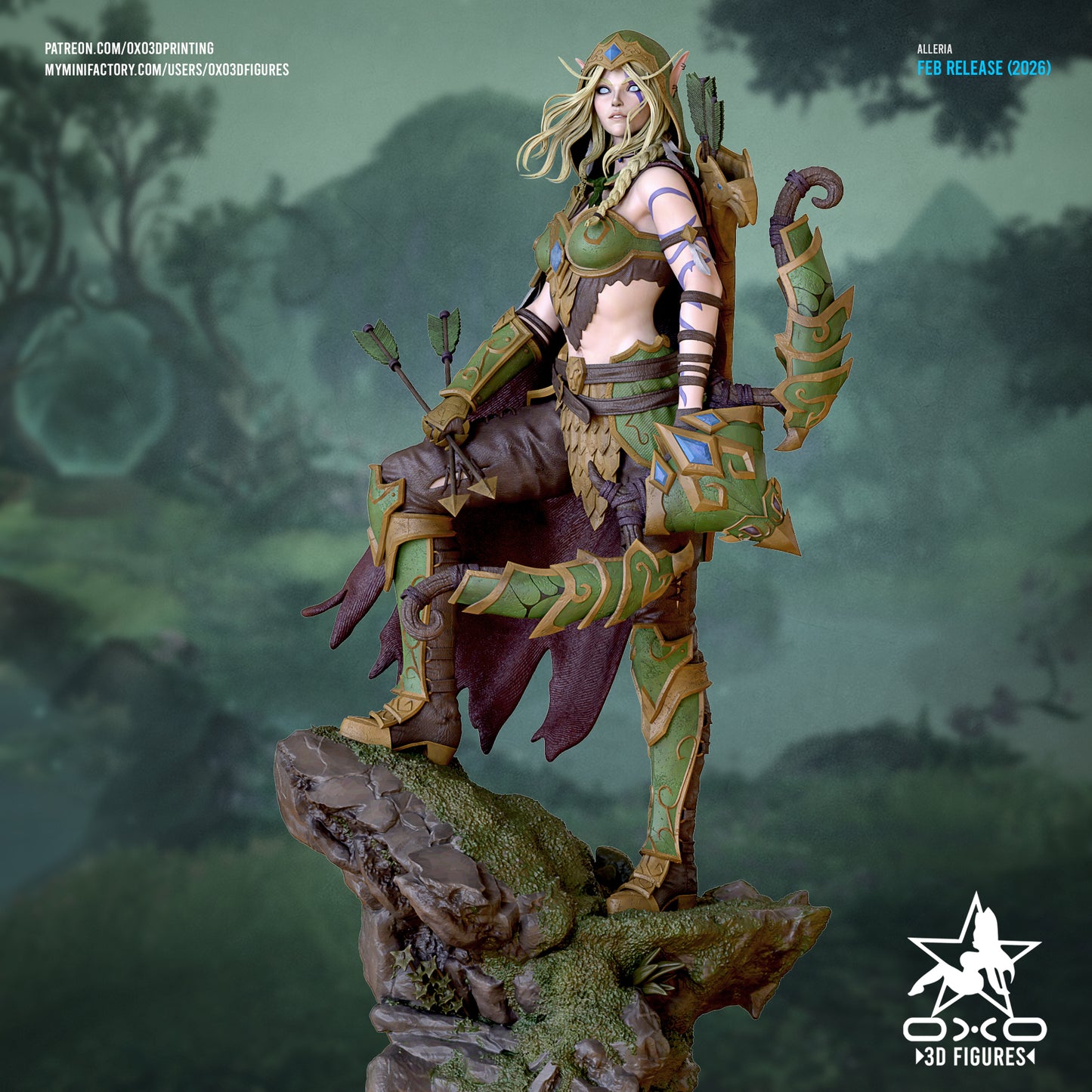 Alleria Windrunner - OXO3D