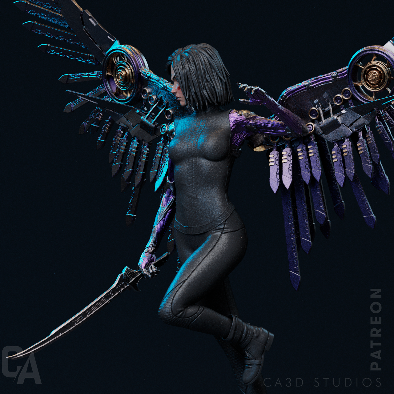 Alita Battle Angel v1- CA 3D Studios