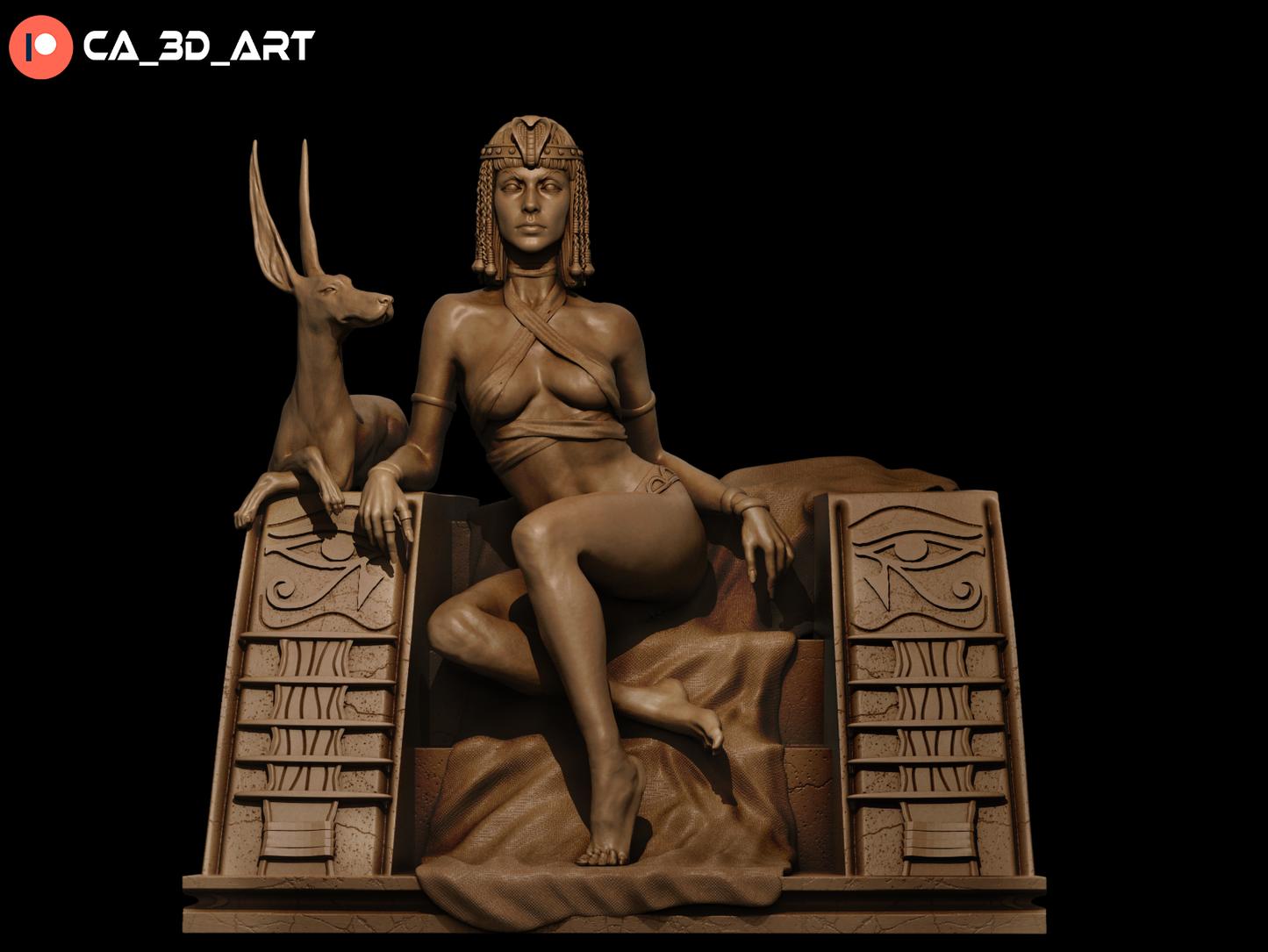 Estatua y miniatura de pin-up