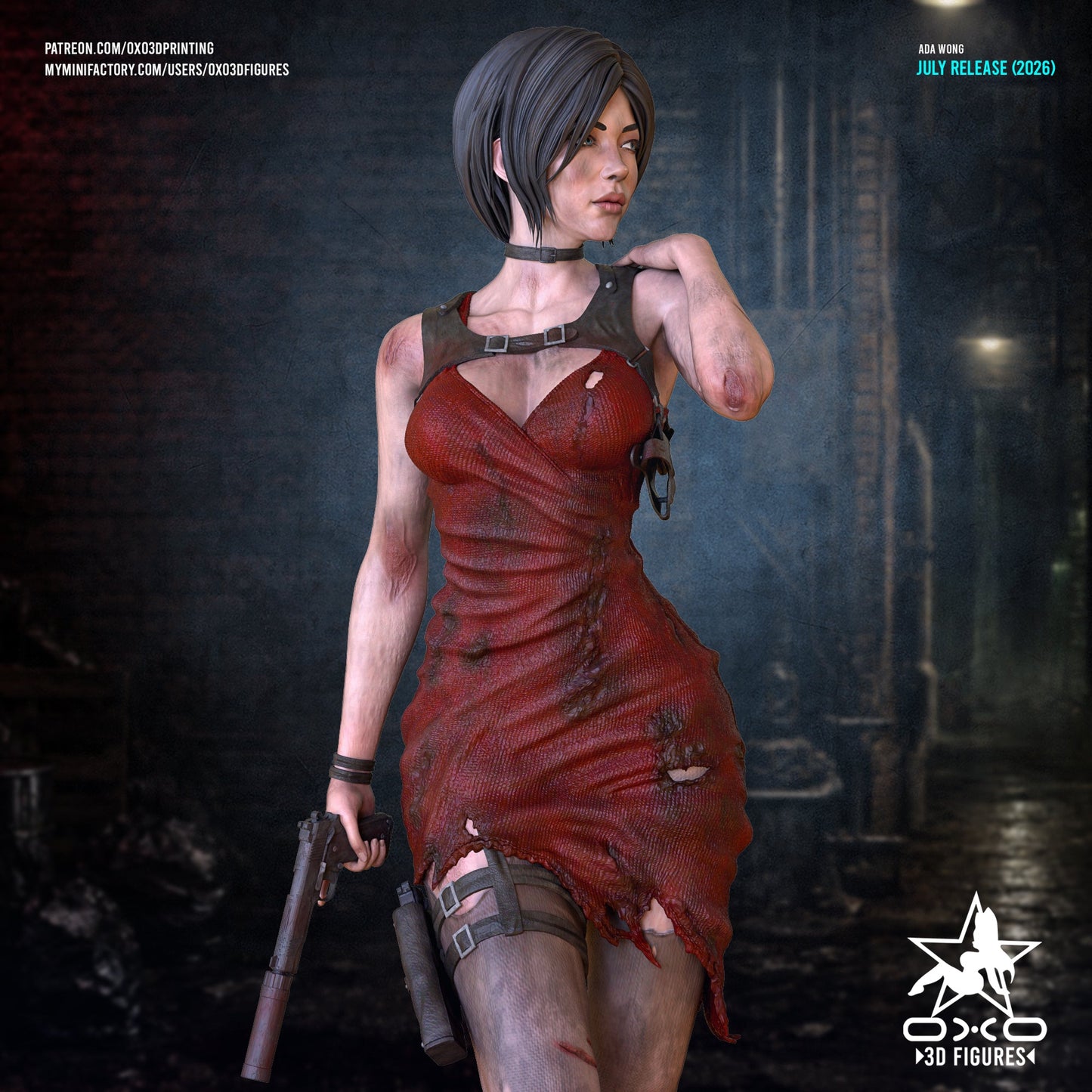 Ada Wong - OXO3D - Dark Forge Arts