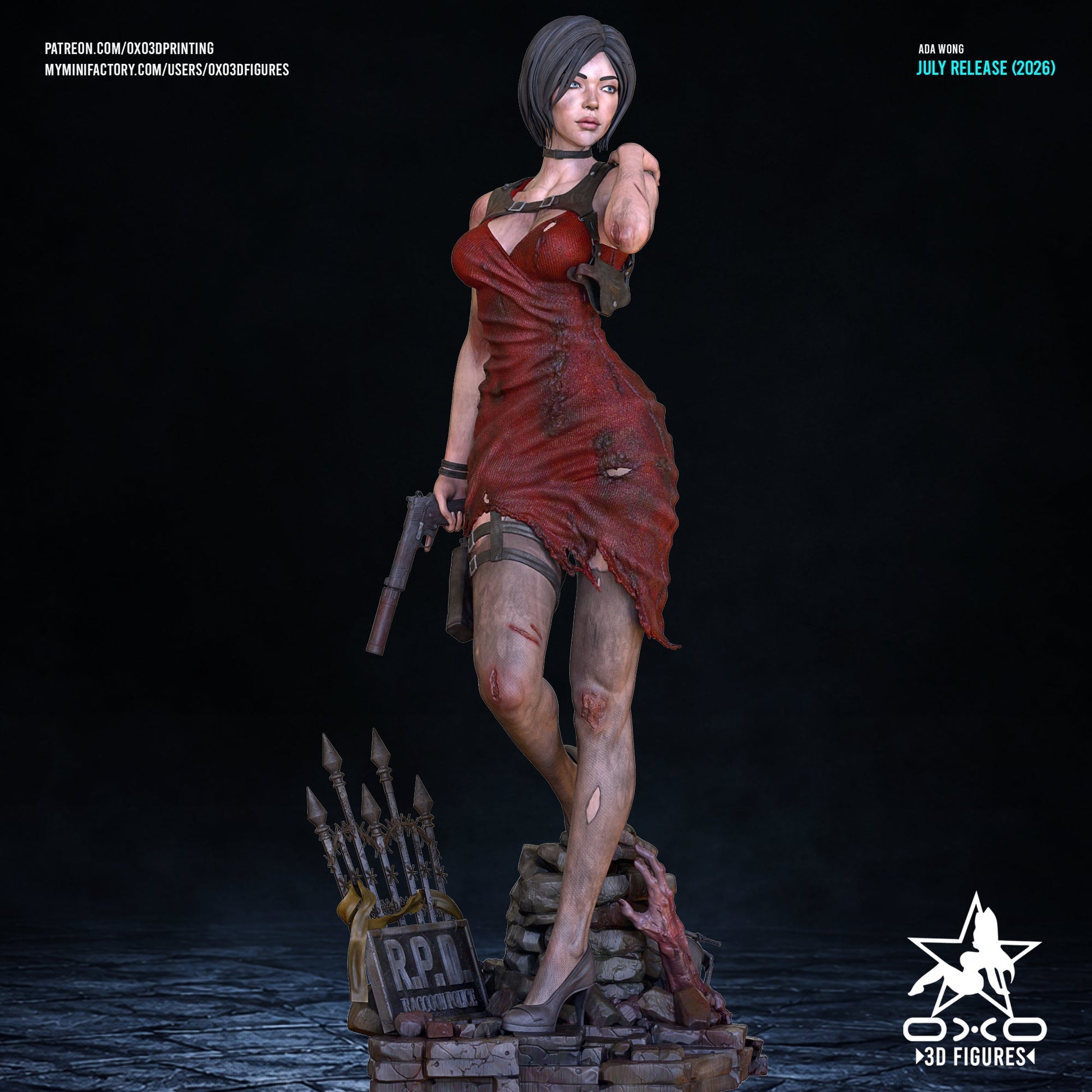 Ada Wong - OXO3D - Dark Forge Arts