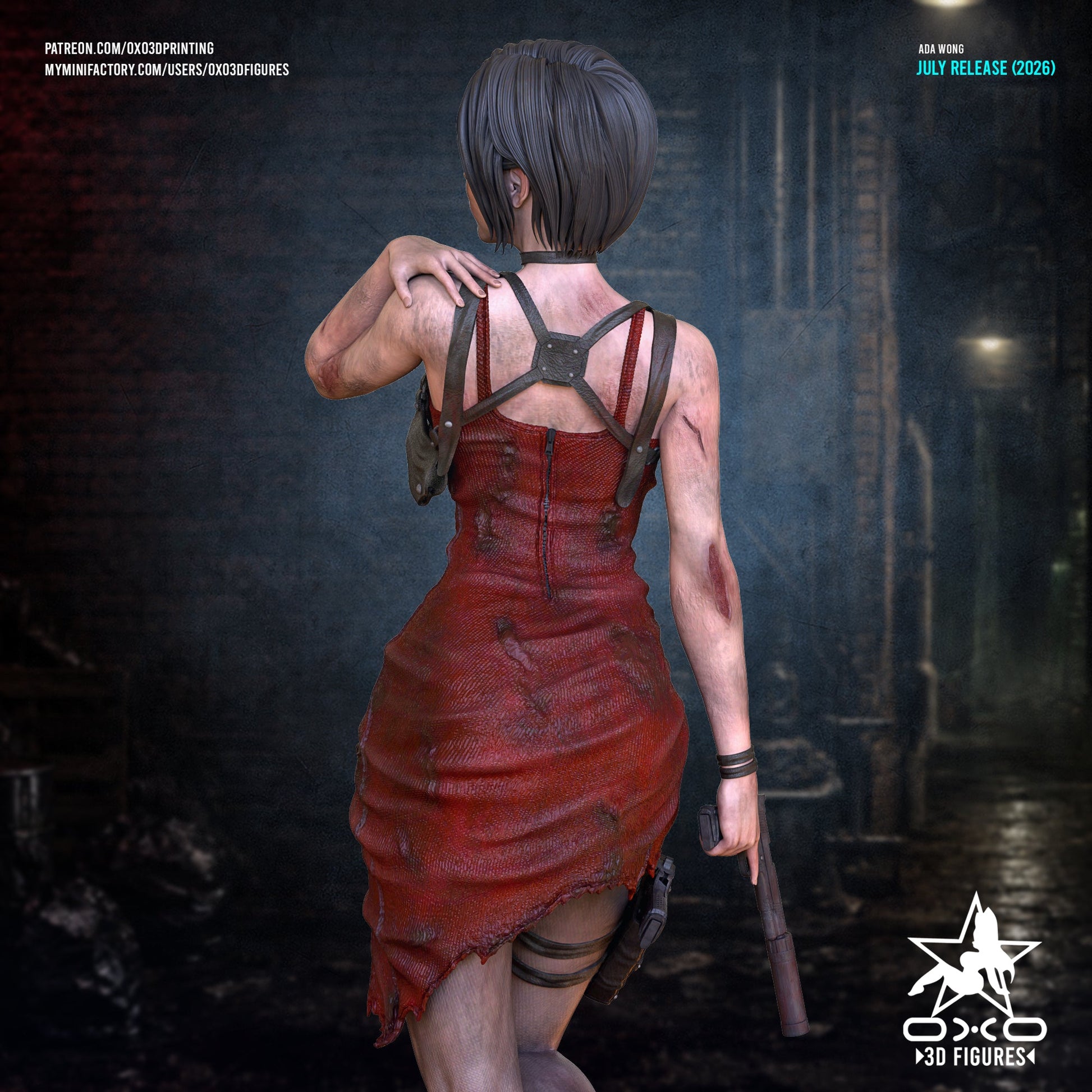 Ada Wong - OXO3D - Dark Forge Arts