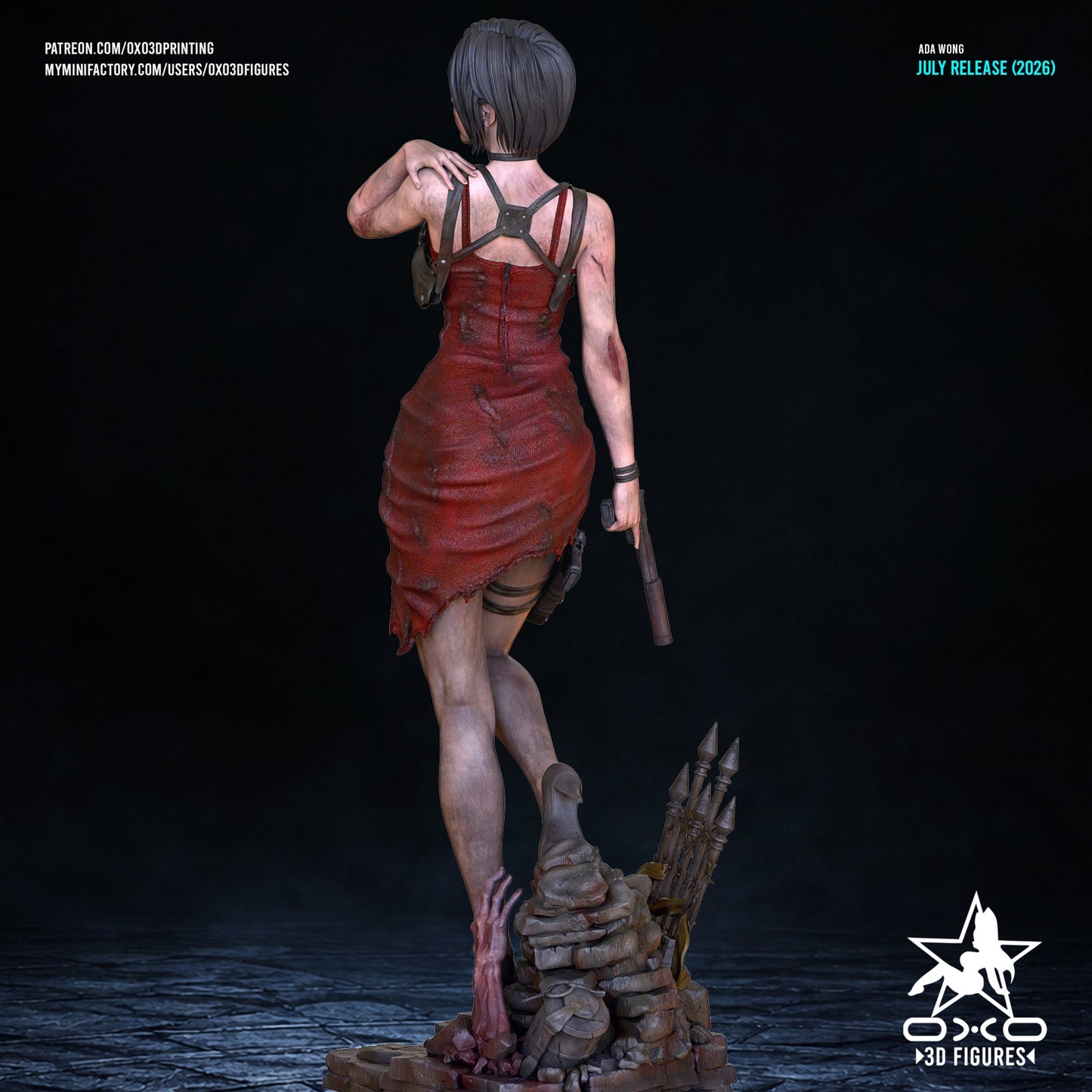 Ada Wong - OXO3D - Dark Forge Arts