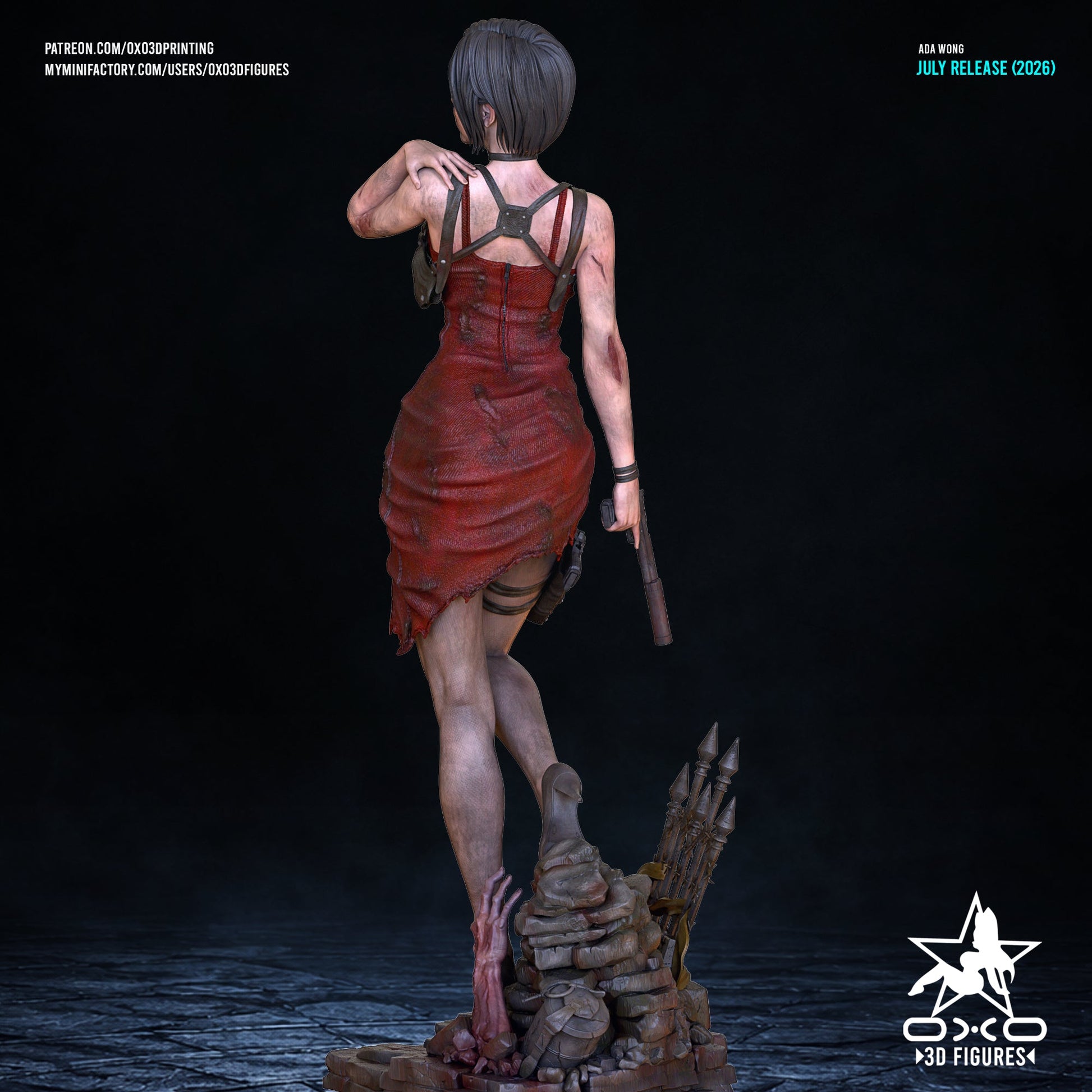 Ada Wong - OXO3D - Dark Forge Arts