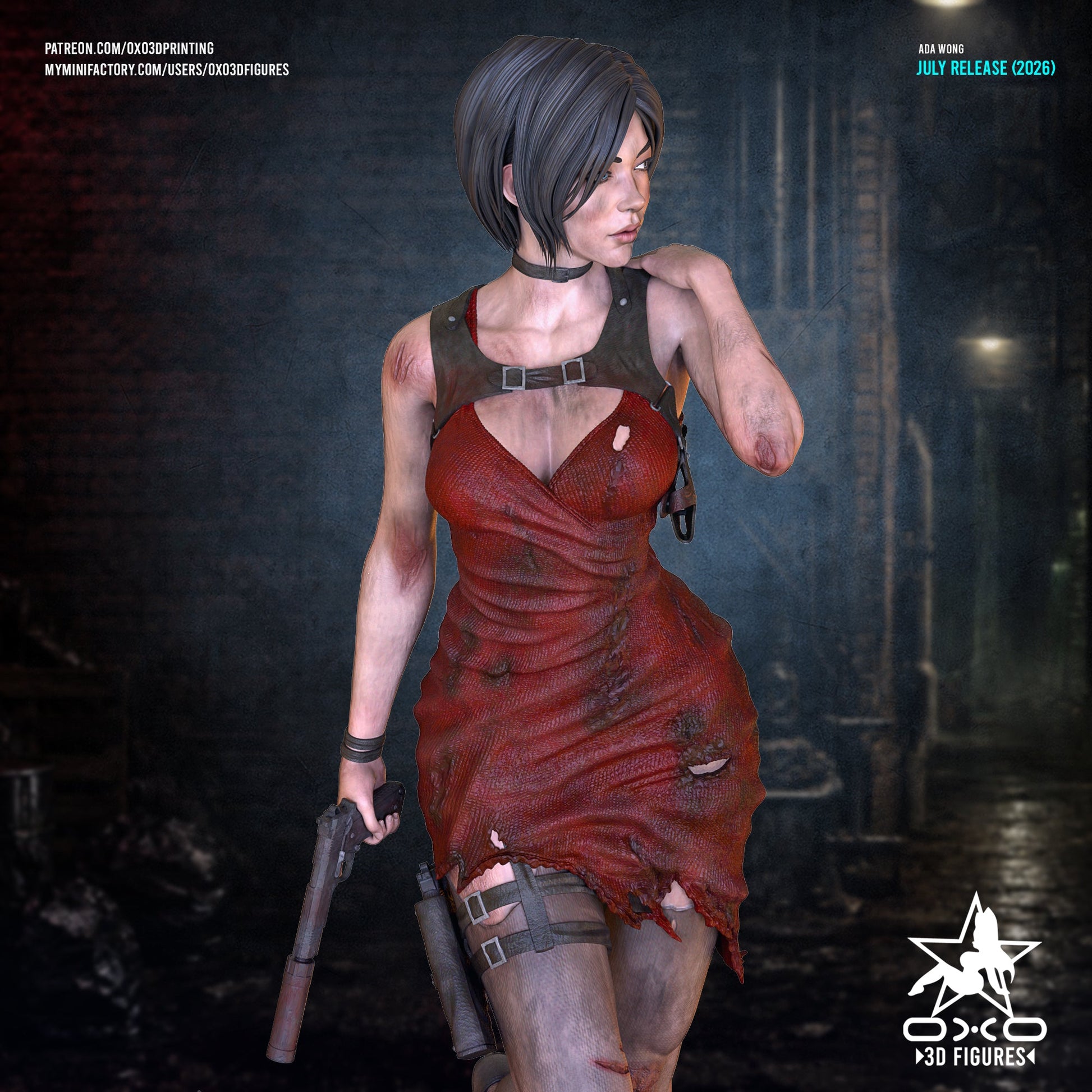 Ada Wong - OXO3D - Dark Forge Arts