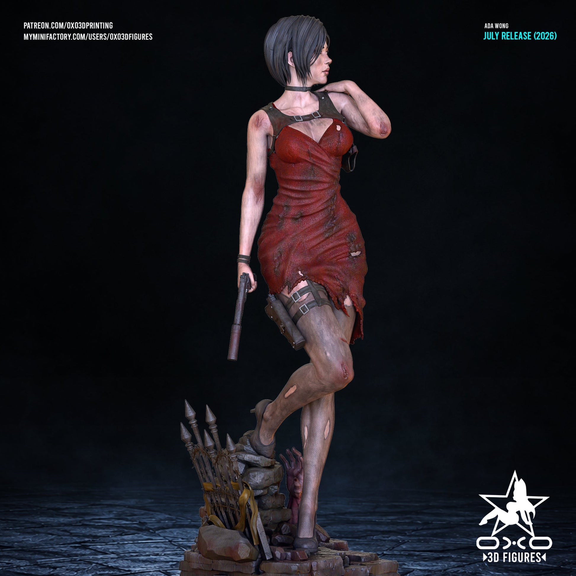 Ada Wong - OXO3D - Dark Forge Arts