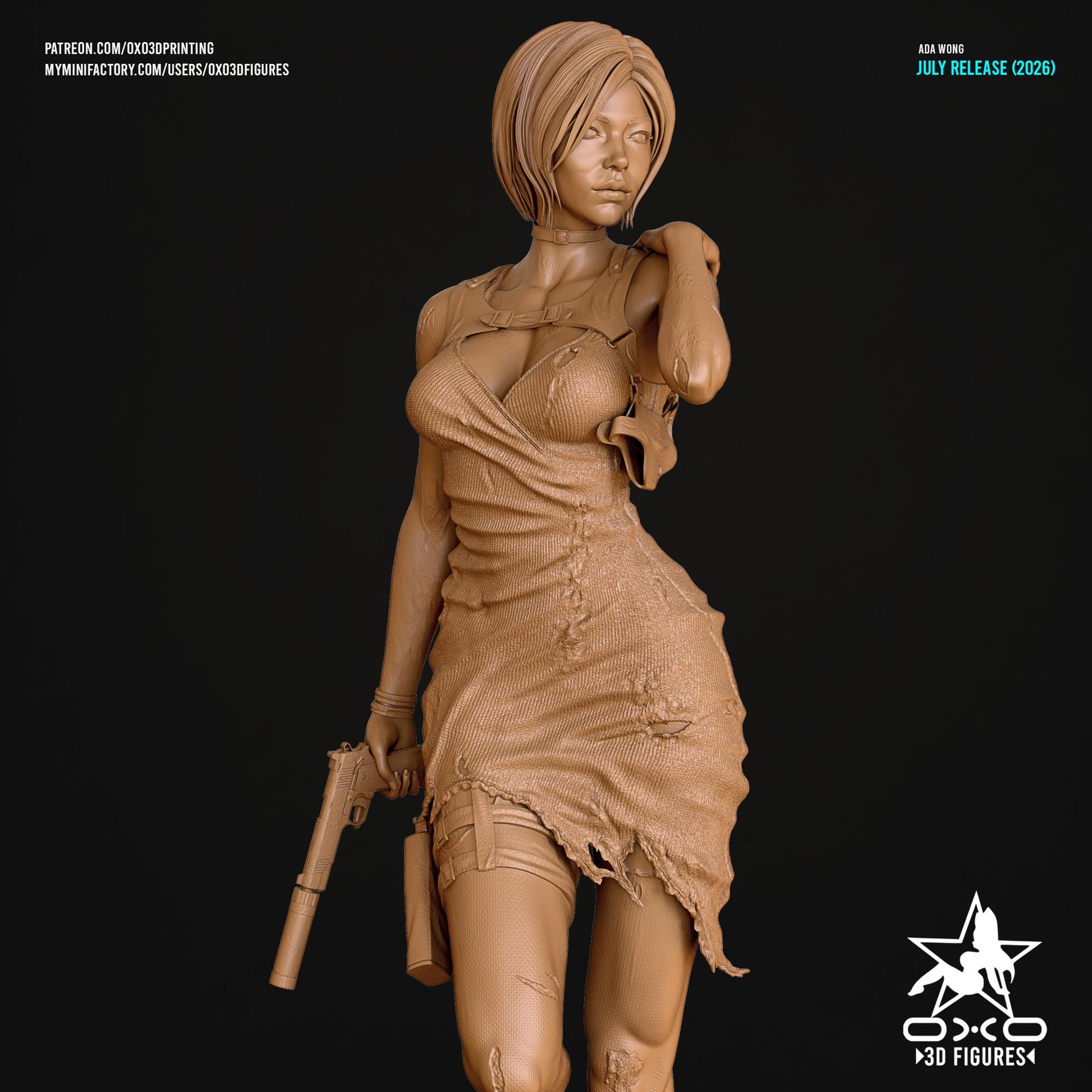Ada Wong - OXO3D - Dark Forge Arts