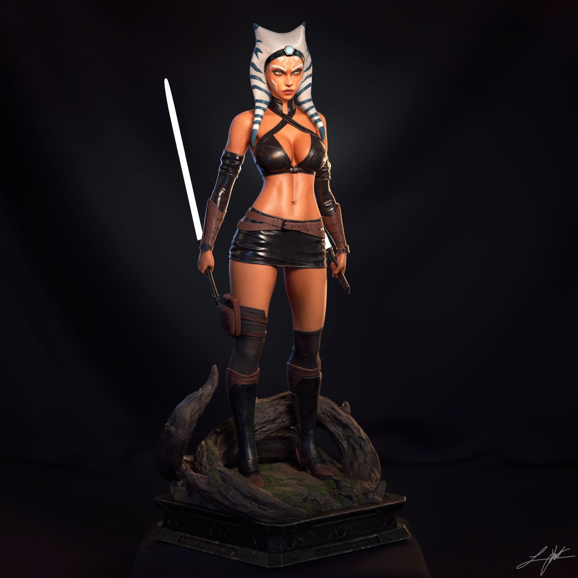 Ahsoka Tano - Abe3D - Dark Forge Arts