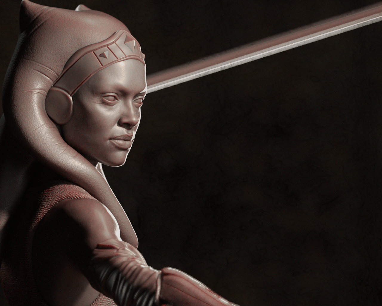 Ahsoka Tano - CA 3D Studios - Dark Forge Arts