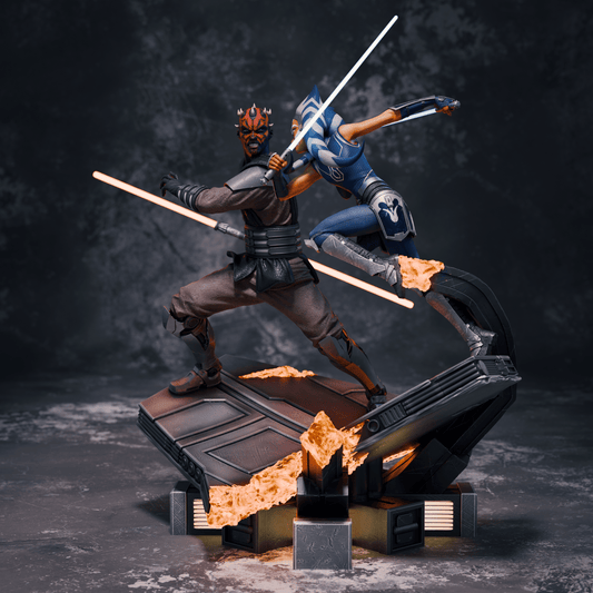 Ahsoka Tano vs. Darth Maul - CA 3D Studios - Dark Forge Arts
