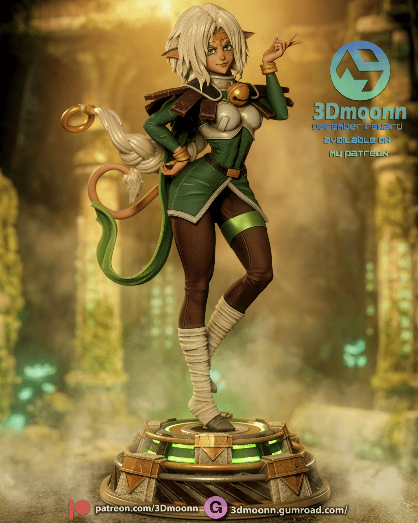 Aisha Clan - Clan - 3DMoonn - Dark Forge Arts