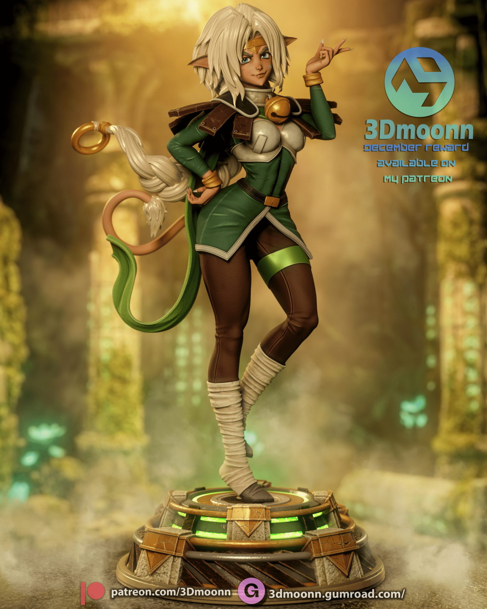 Aisha Clan - Clan - 3DMoonn - Dark Forge Arts