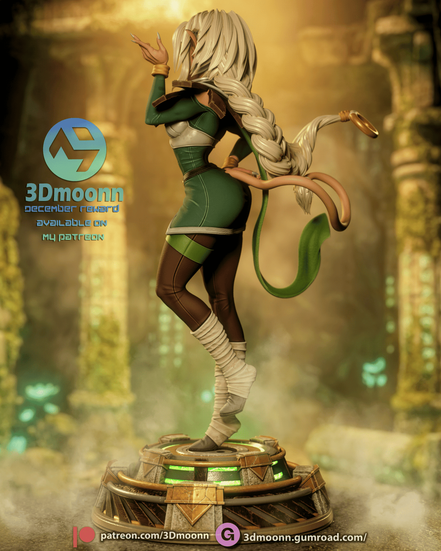 Aisha Clan - Clan - 3DMoonn - Dark Forge Arts