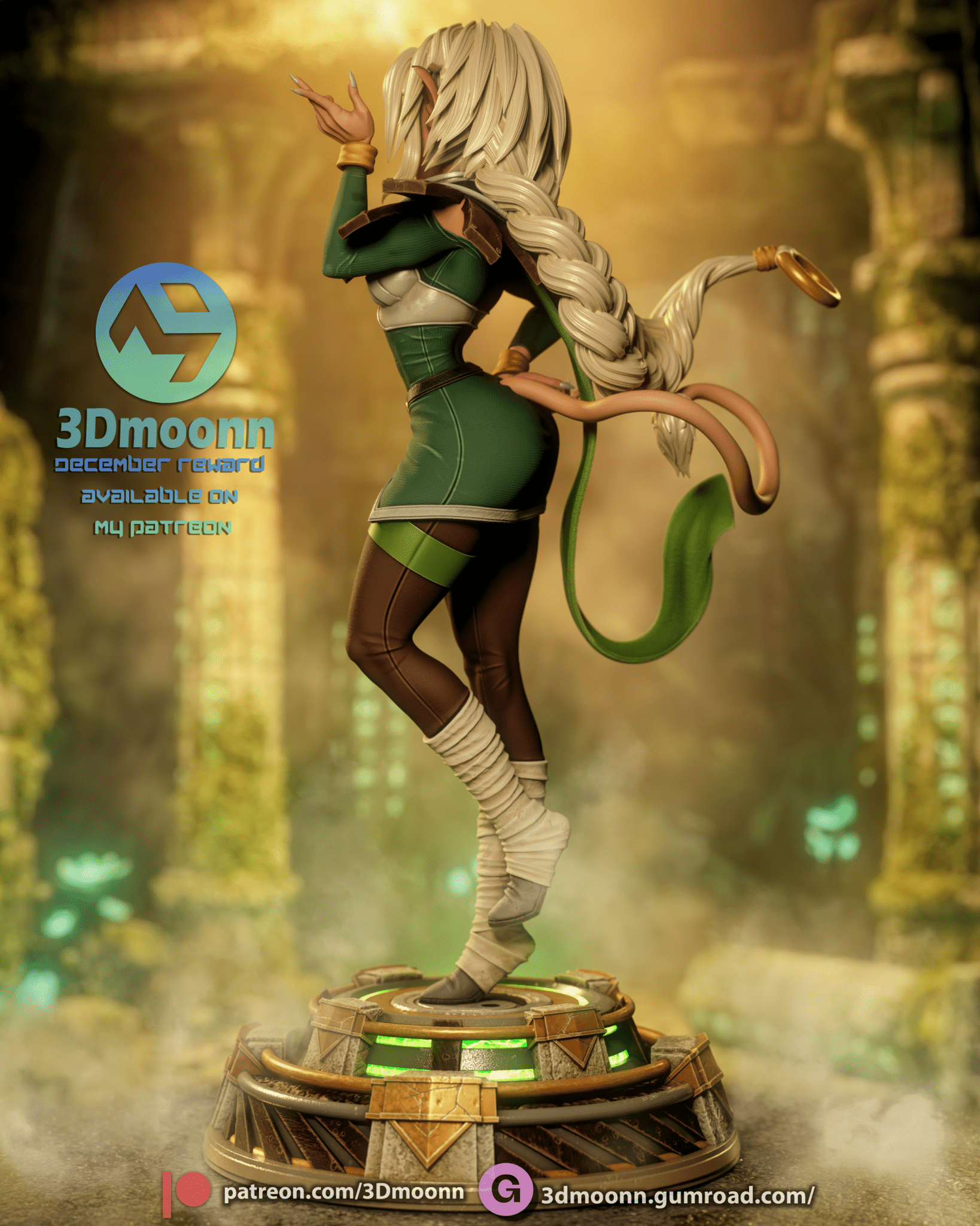 Aisha Clan - Clan - 3DMoonn - Dark Forge Arts