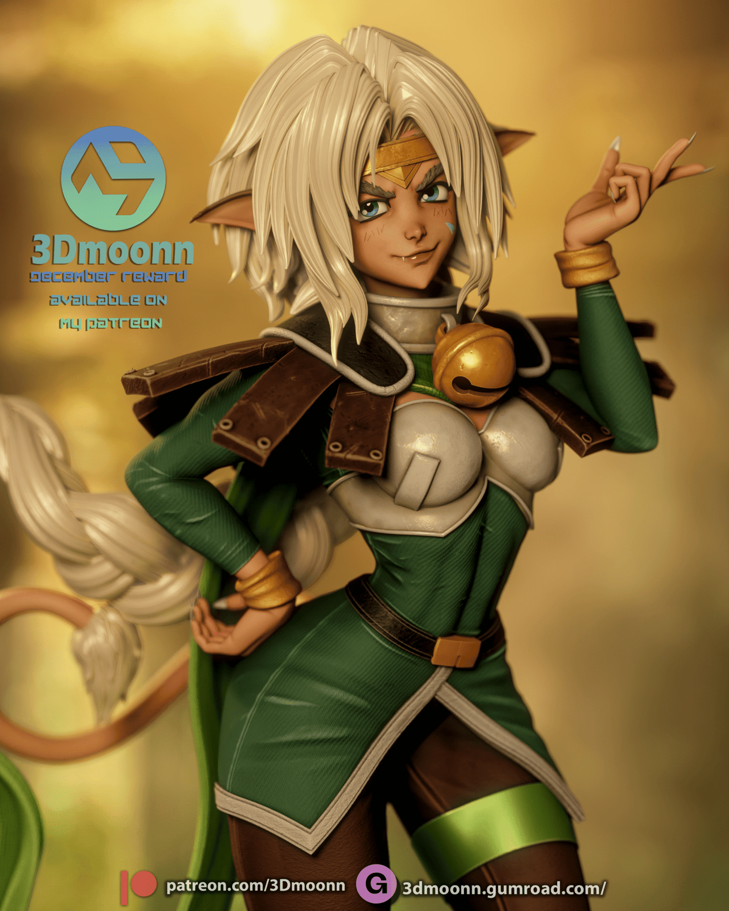 Aisha Clan - Clan - 3DMoonn - Dark Forge Arts
