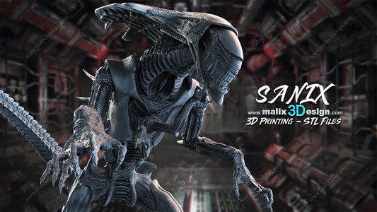 Alien Queen - Sanix3D - Dark Forge Arts
