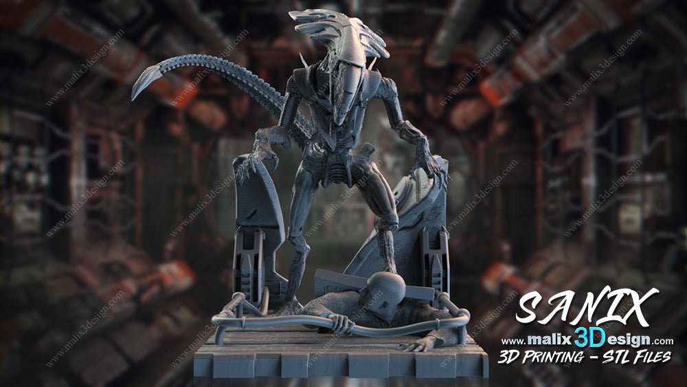 Alien Queen - Sanix3D - Dark Forge Arts