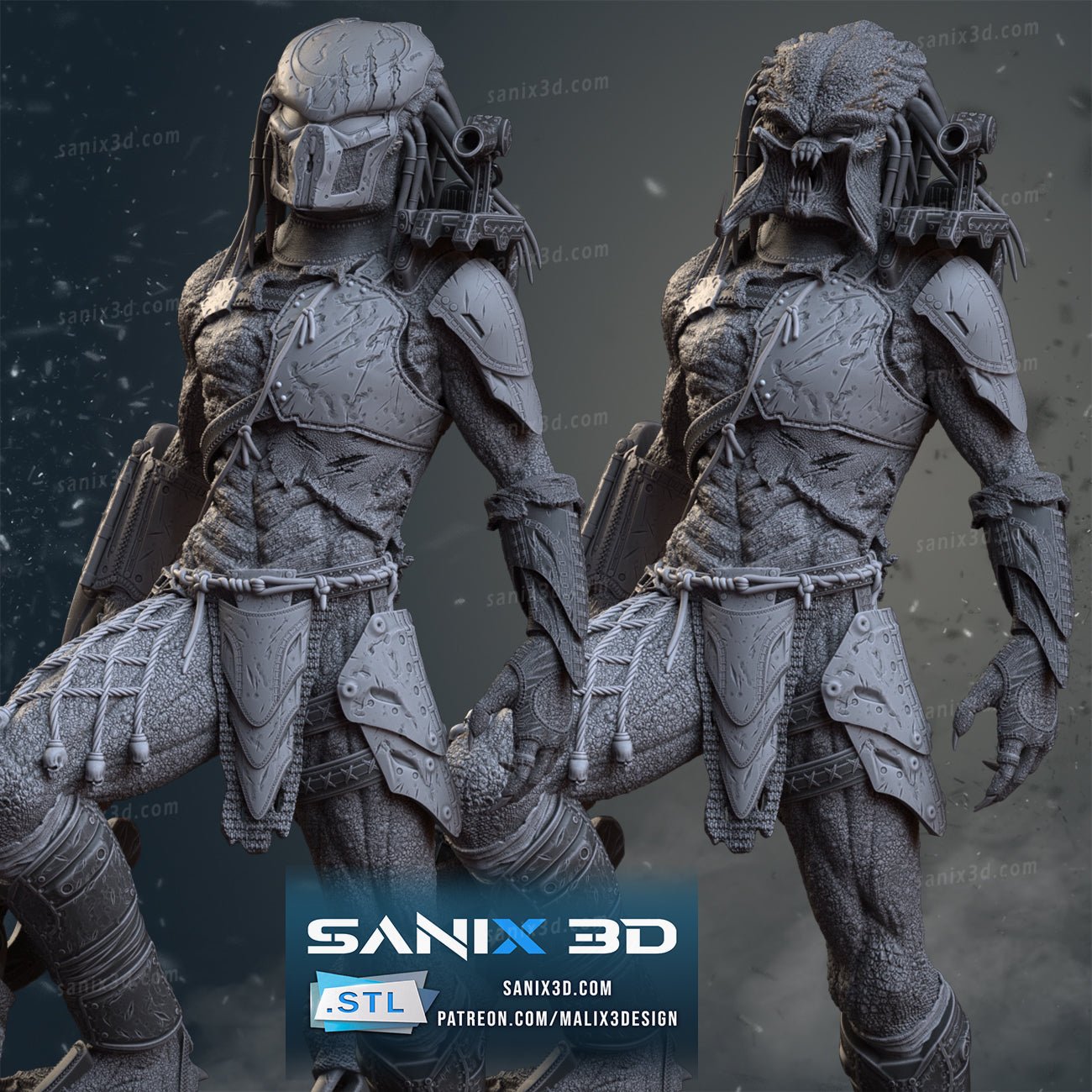 Alien vs Predator - Sanix3D - Dark Forge Arts
