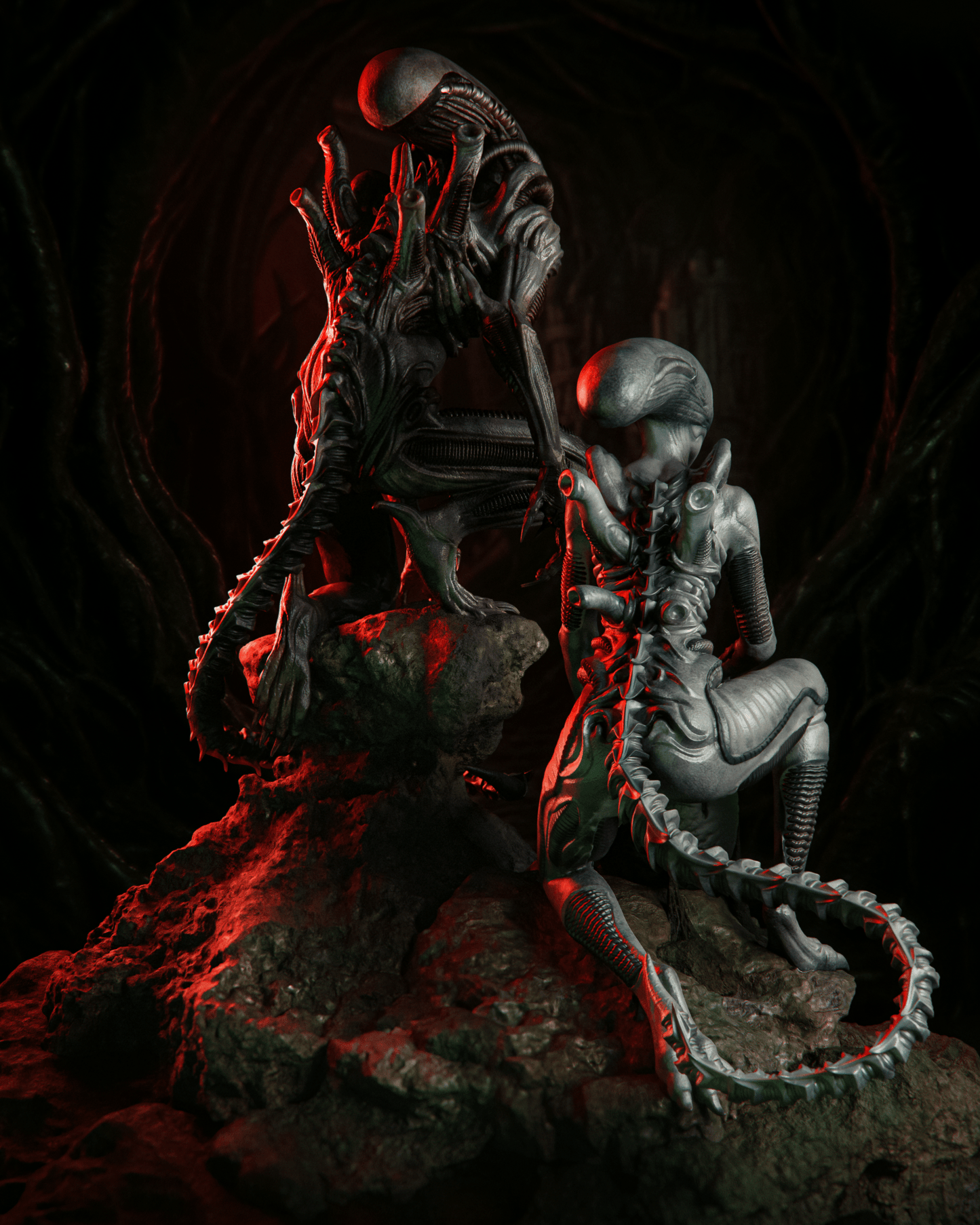 Alien Xenomorph - CA 3D Studios - Dark Forge Arts