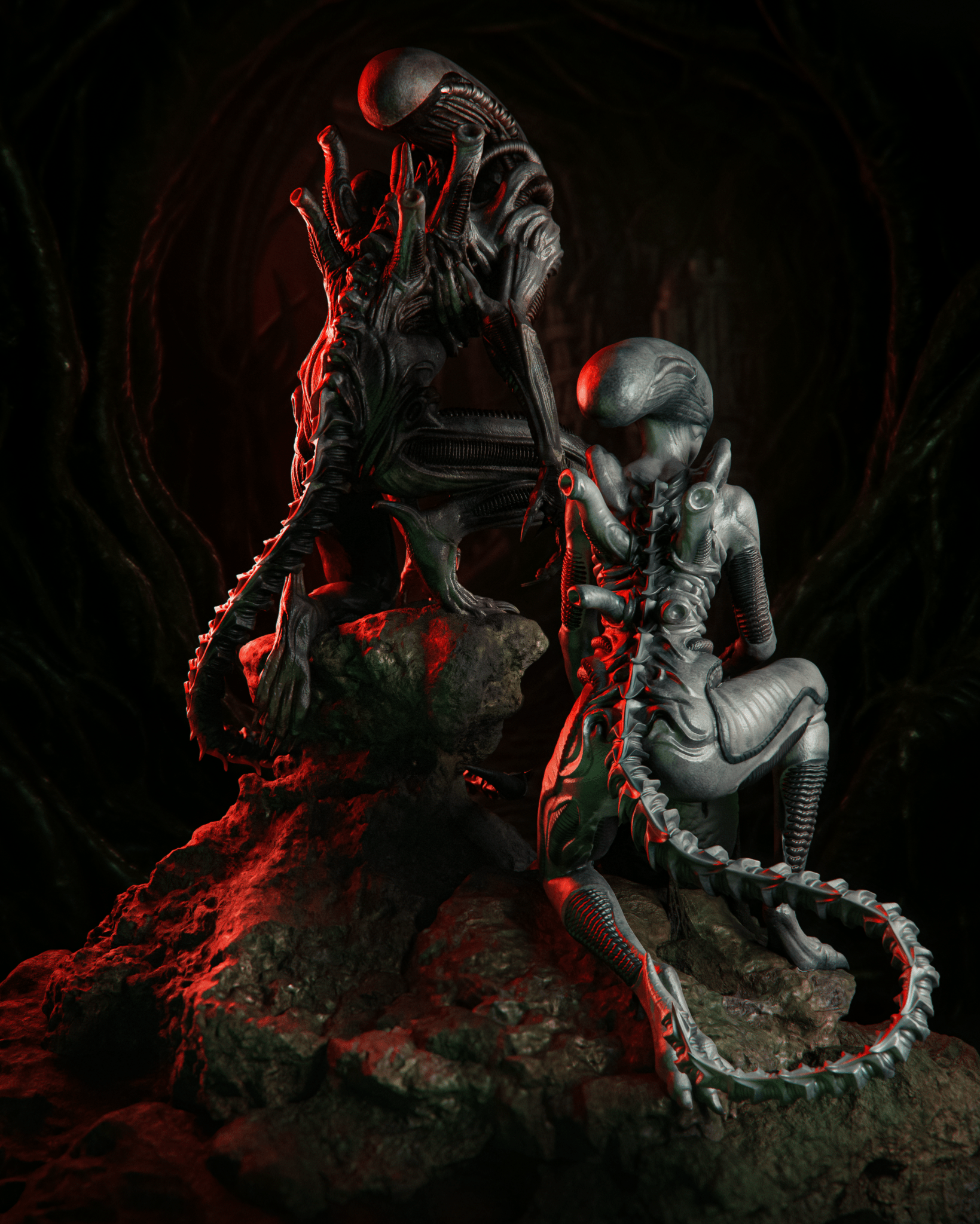 Alien Xenomorph - CA 3D Studios - Dark Forge Arts