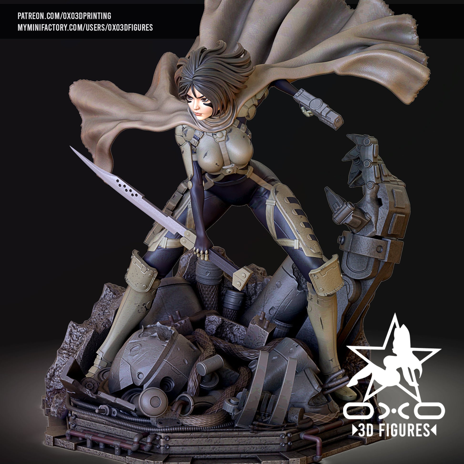 Alita Battle Angel - OXO3D - Dark Forge Arts