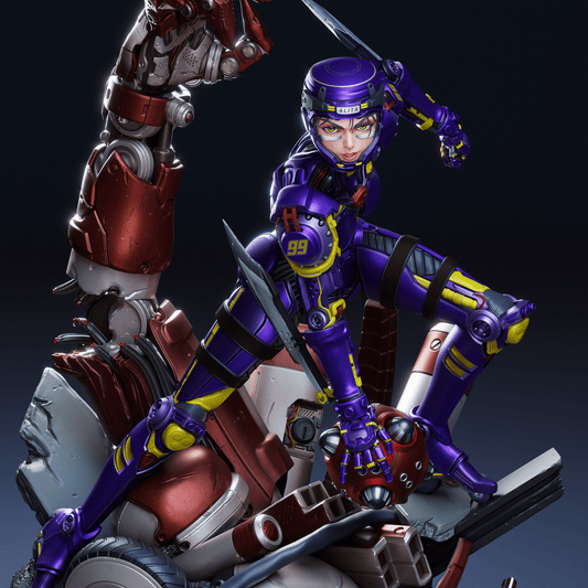 Alita Battle Angel v2 - CA 3D Studios - Dark Forge Arts