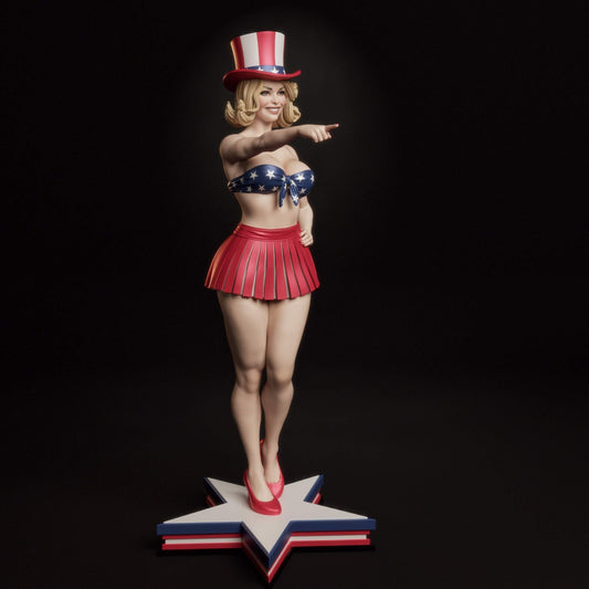 All-American Bombshell - Abe3D - Dark Forge Arts