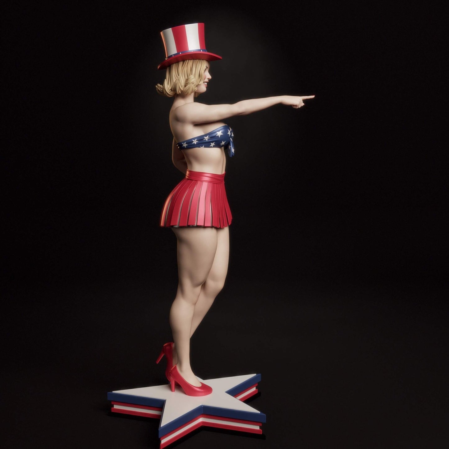 All-American Bombshell - Abe3D - Dark Forge Arts