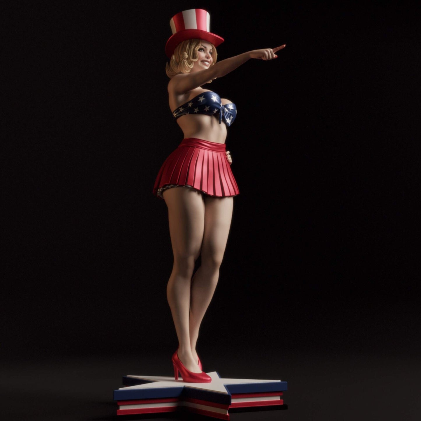 All-American Bombshell - Abe3D - Dark Forge Arts