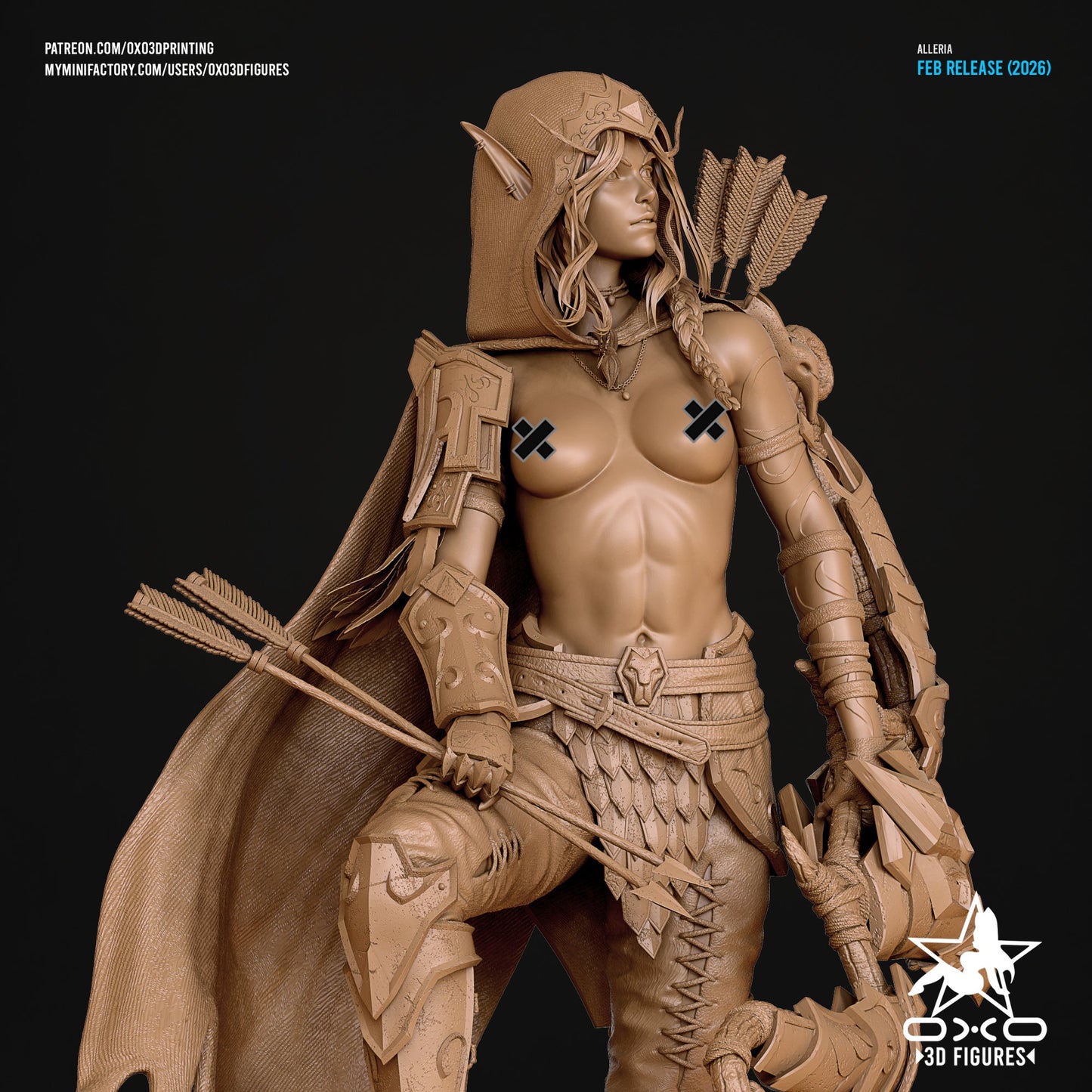 Alleria Windrunner - OXO3D - Dark Forge Arts