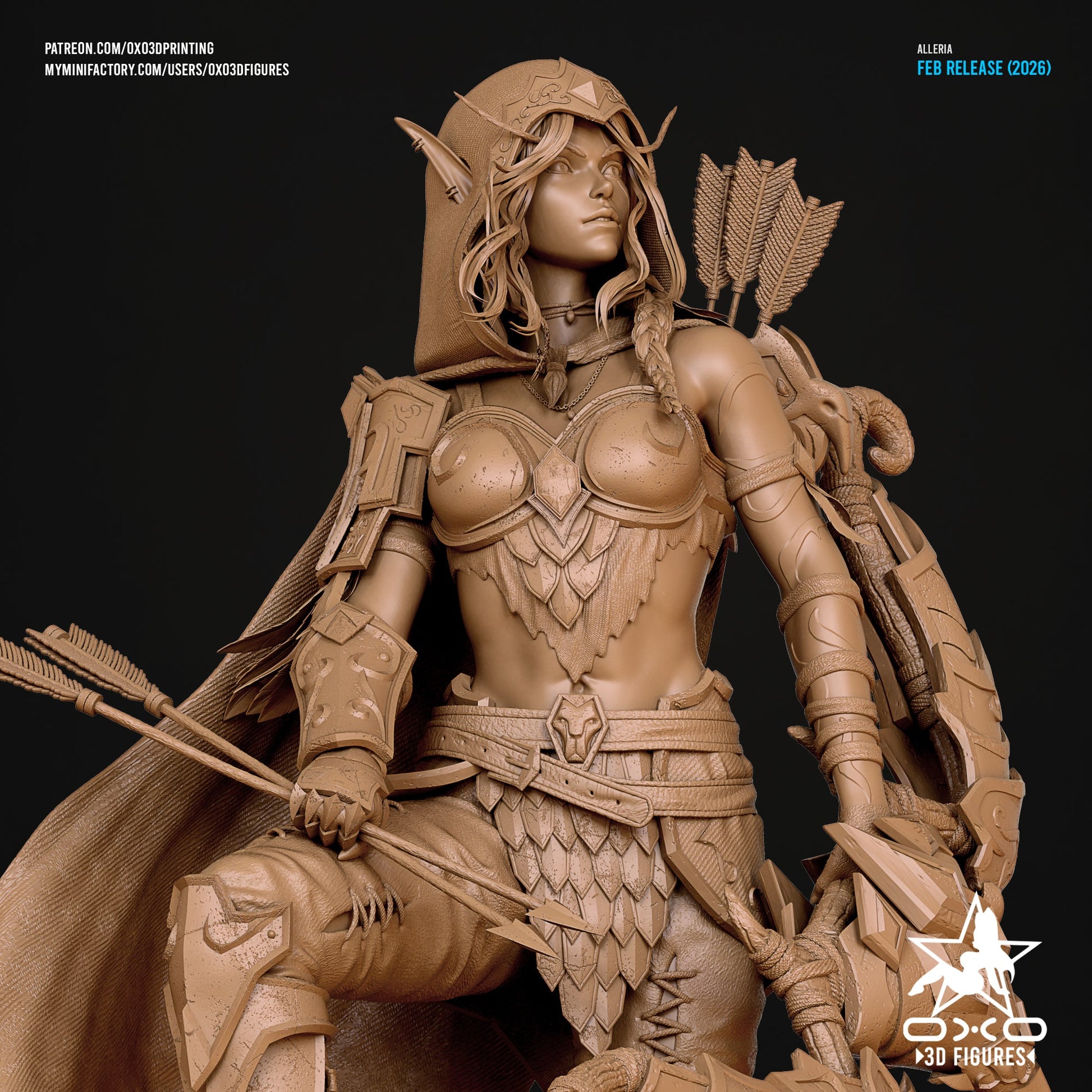 Alleria Windrunner - OXO3D - Dark Forge Arts