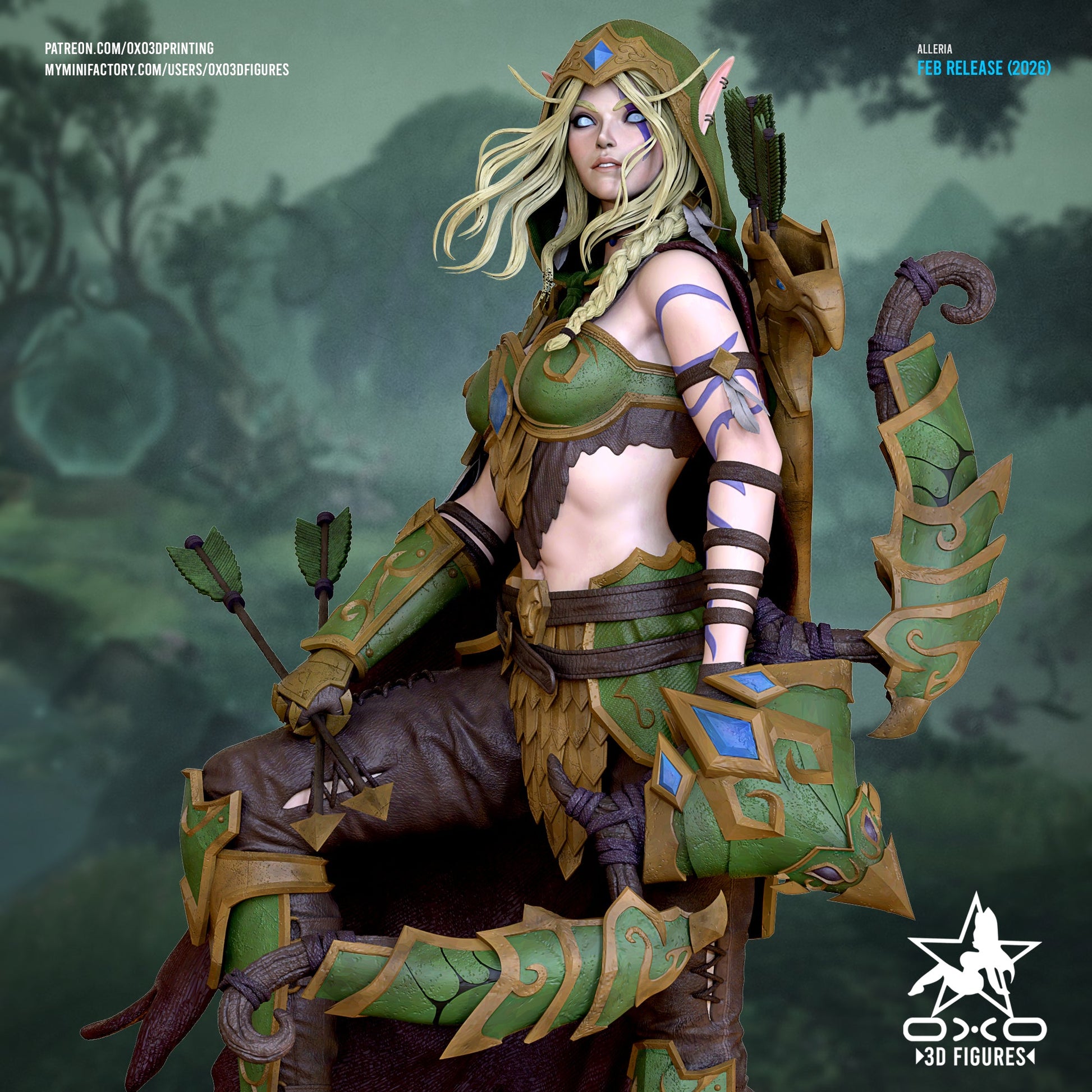 Alleria Windrunner - OXO3D - Dark Forge Arts