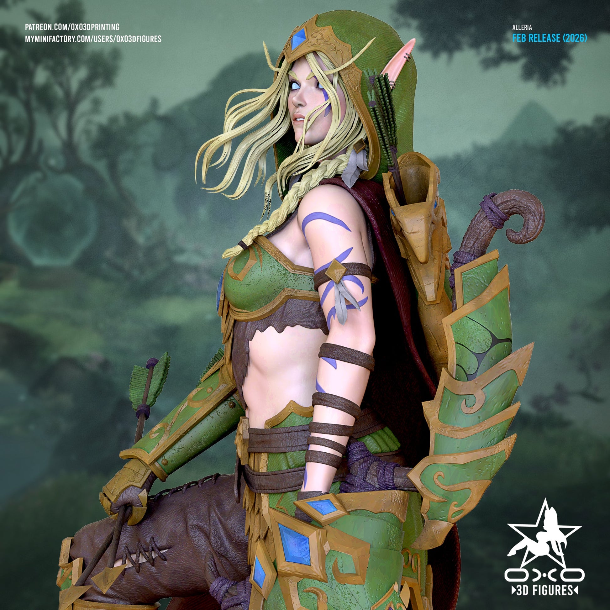Alleria Windrunner - OXO3D - Dark Forge Arts