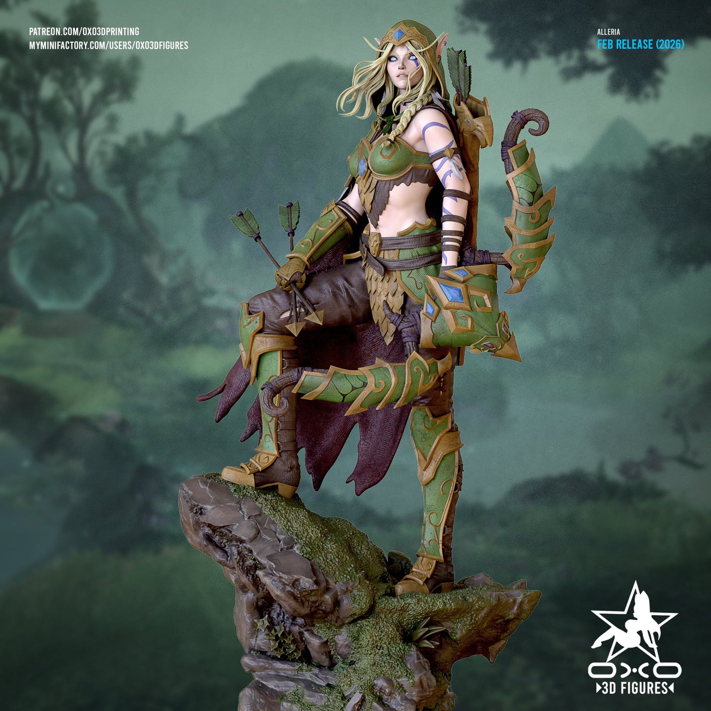 Alleria Windrunner - OXO3D - Dark Forge Arts