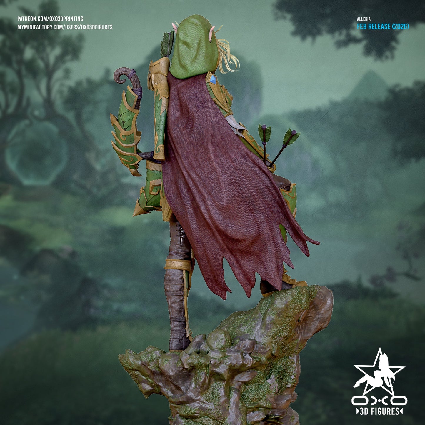 Alleria Windrunner - OXO3D - Dark Forge Arts