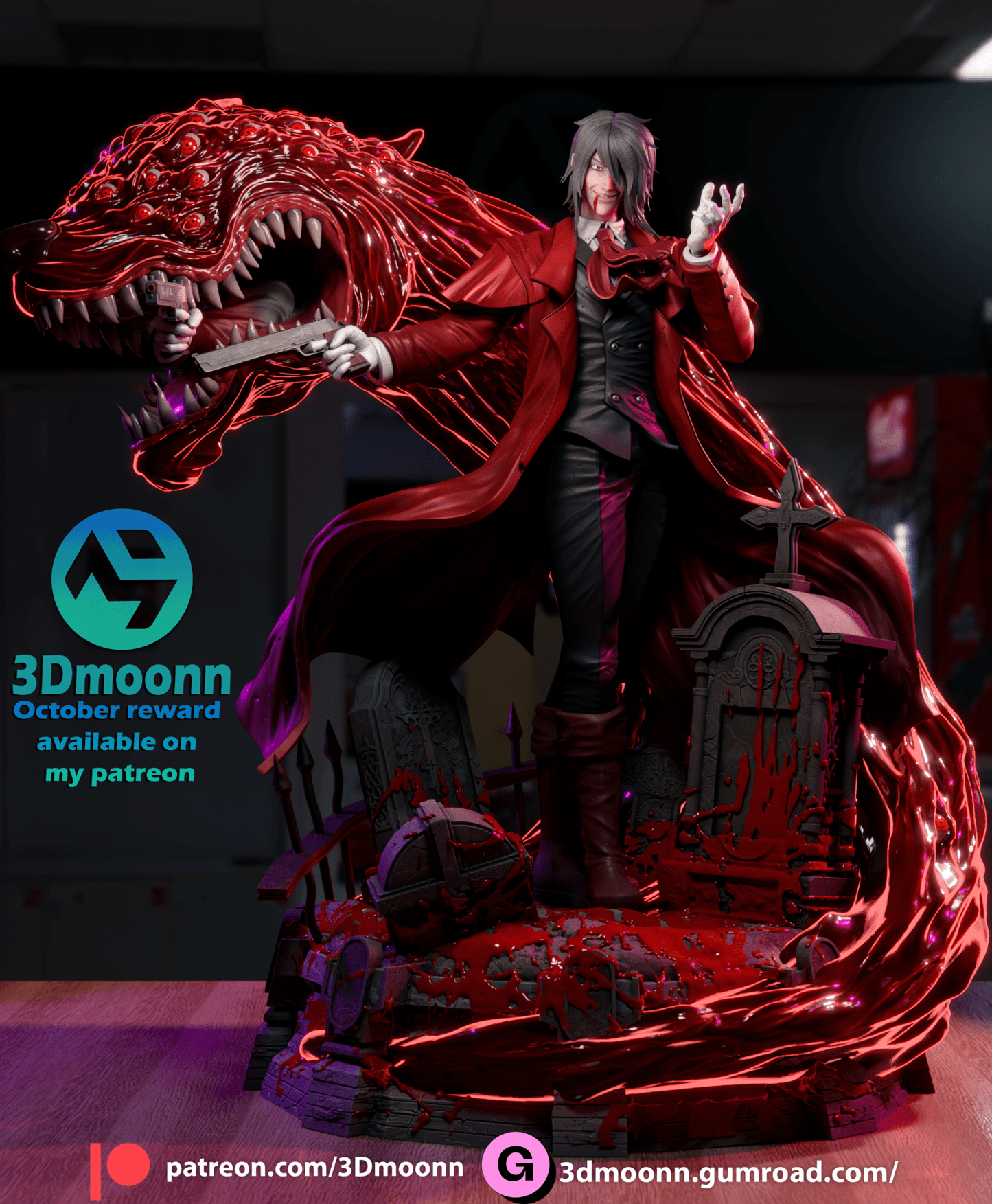 Alucard - 3DMoonn - Dark Forge Arts