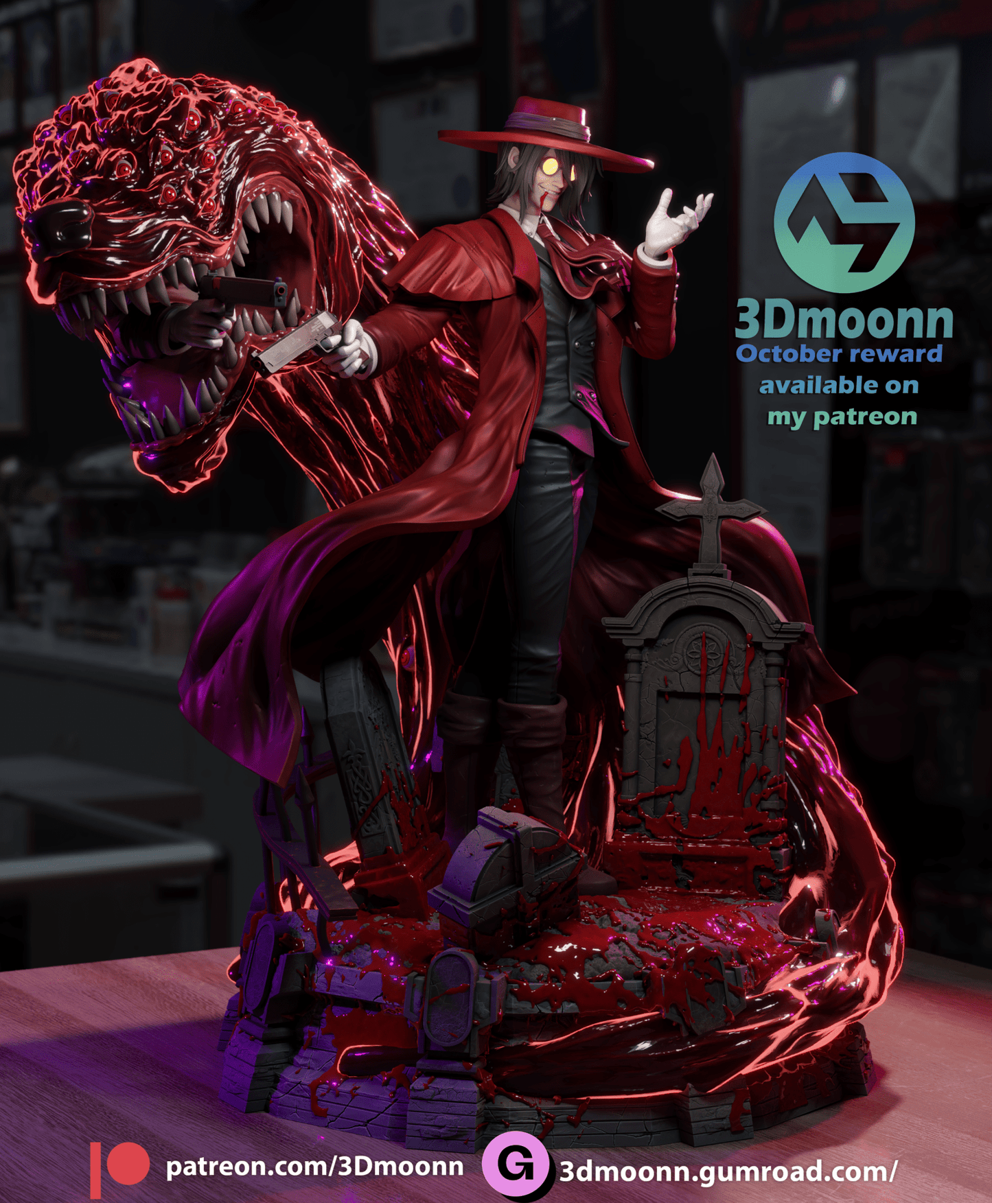 Alucard - 3DMoonn - Dark Forge Arts