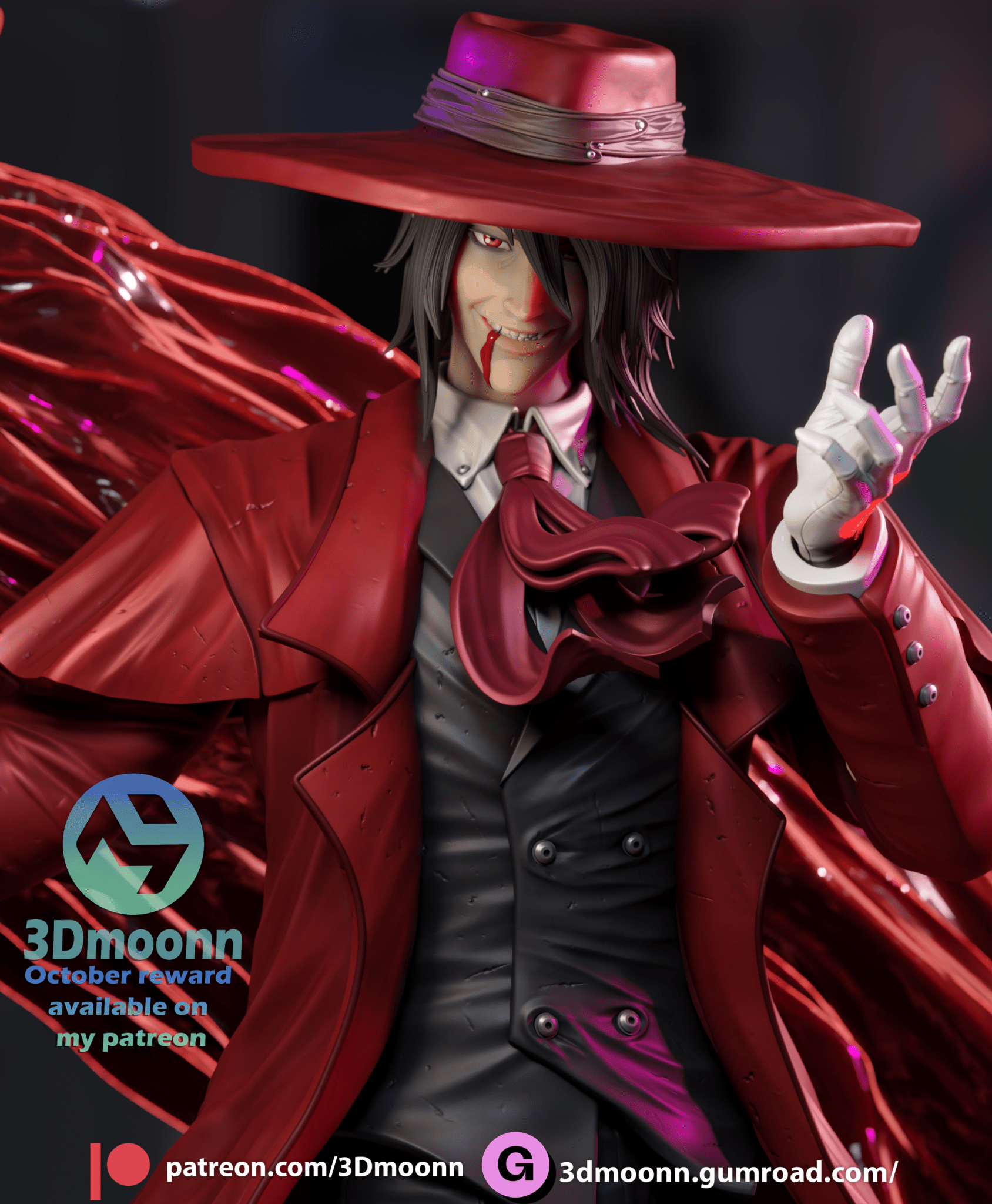 Alucard - 3DMoonn - Dark Forge Arts